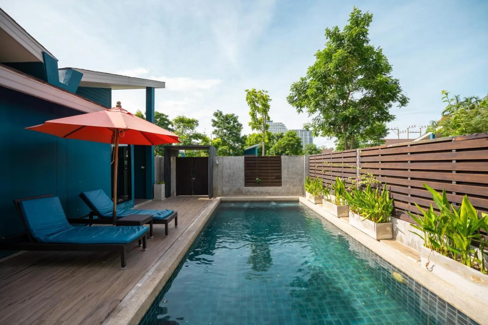Swimming pool in Coral Tree Villa Huahin