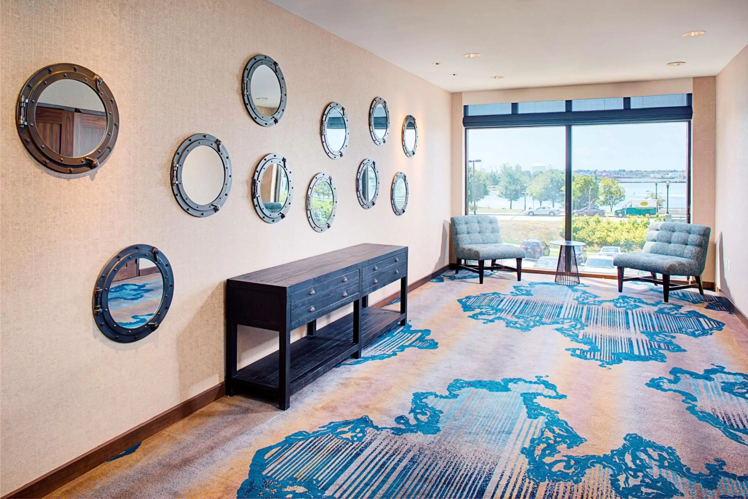 Meeting/conference room, Bed in Hilton Garden Inn Providence