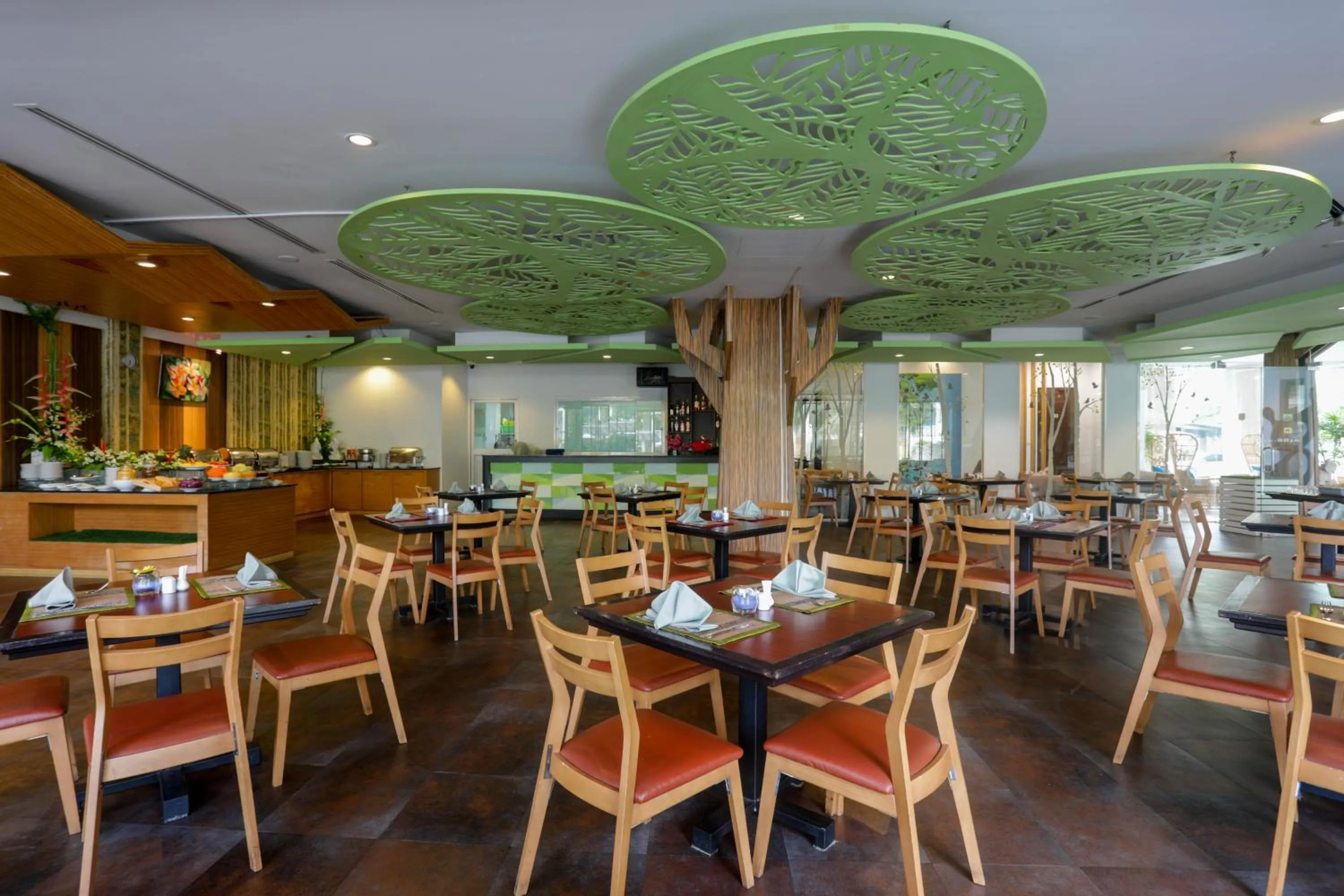 Dining area in A2 Pool Resort - SHA Plus