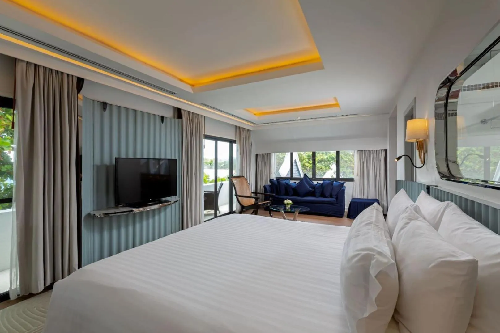 Bed in The Boathouse Phuket-SHA Plus
