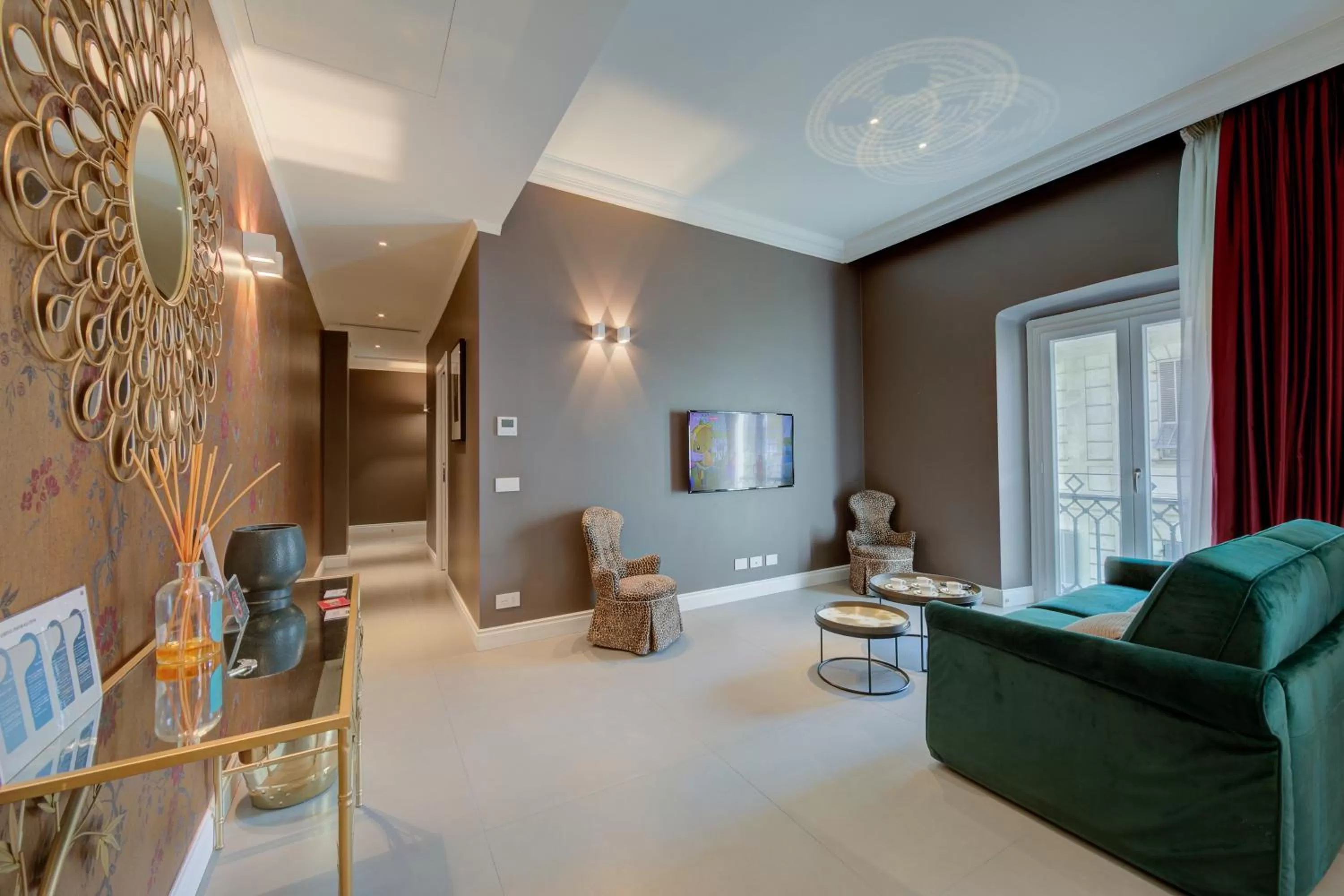 Living room, Seating Area in Boutique Central Apartments- Happy Rentals