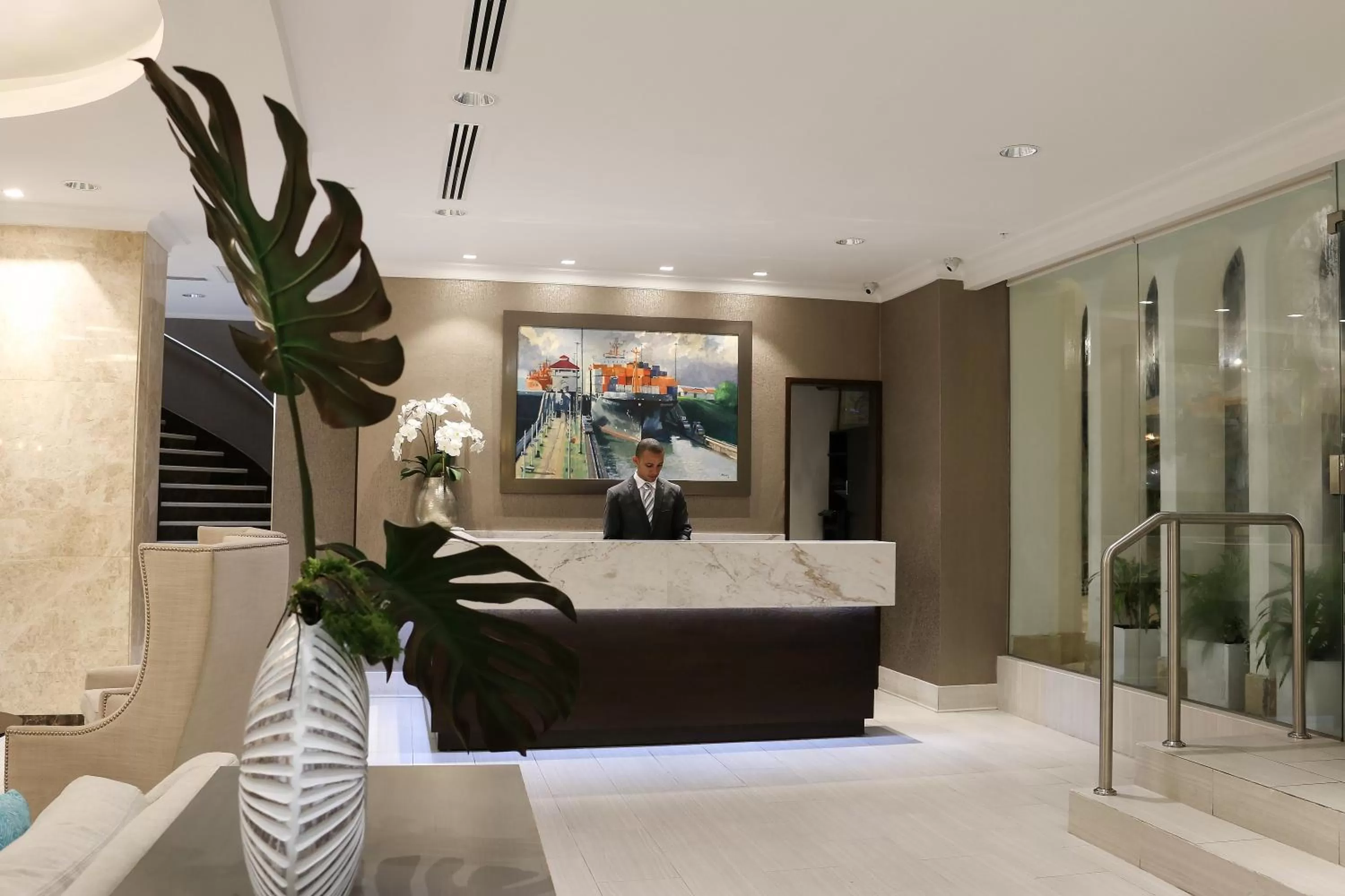 Lobby or reception in The Executive Hotel