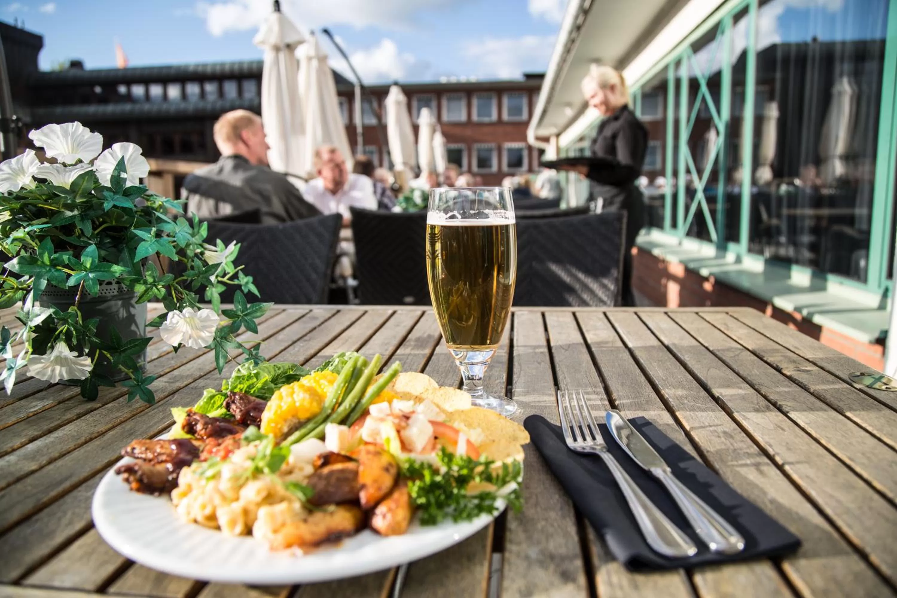 Balcony/Terrace in Hotell Östersund