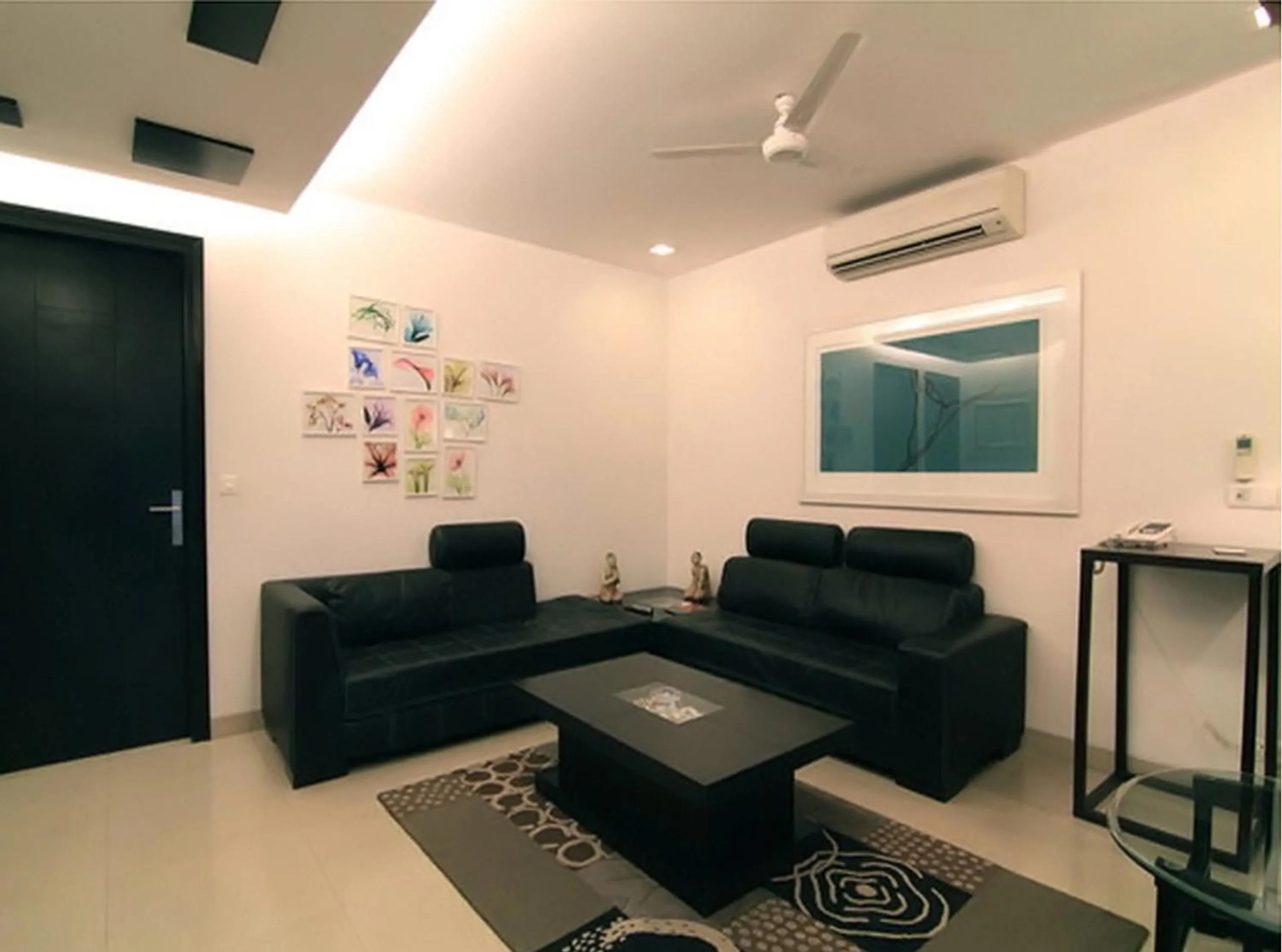 Seating area in Rainbow Residency