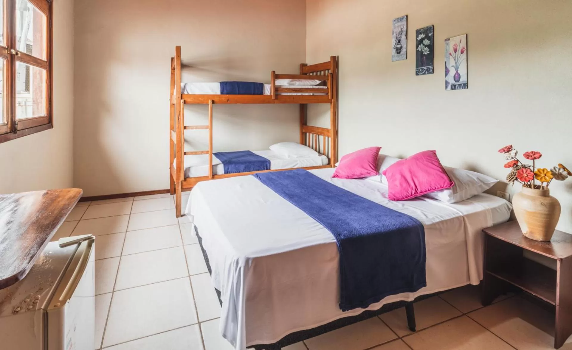 Bed in Pousada La Cabana