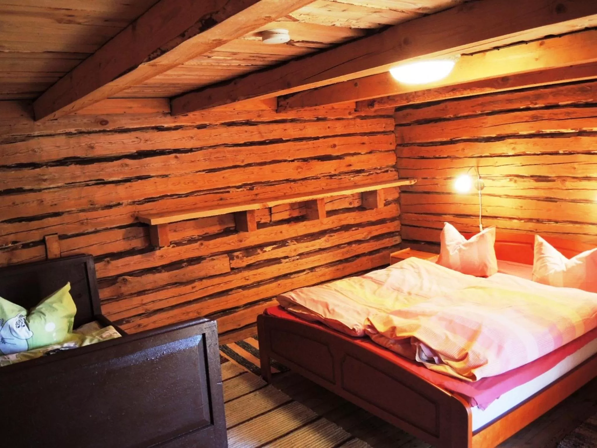 Bed in Tuukkalan Tila B&B