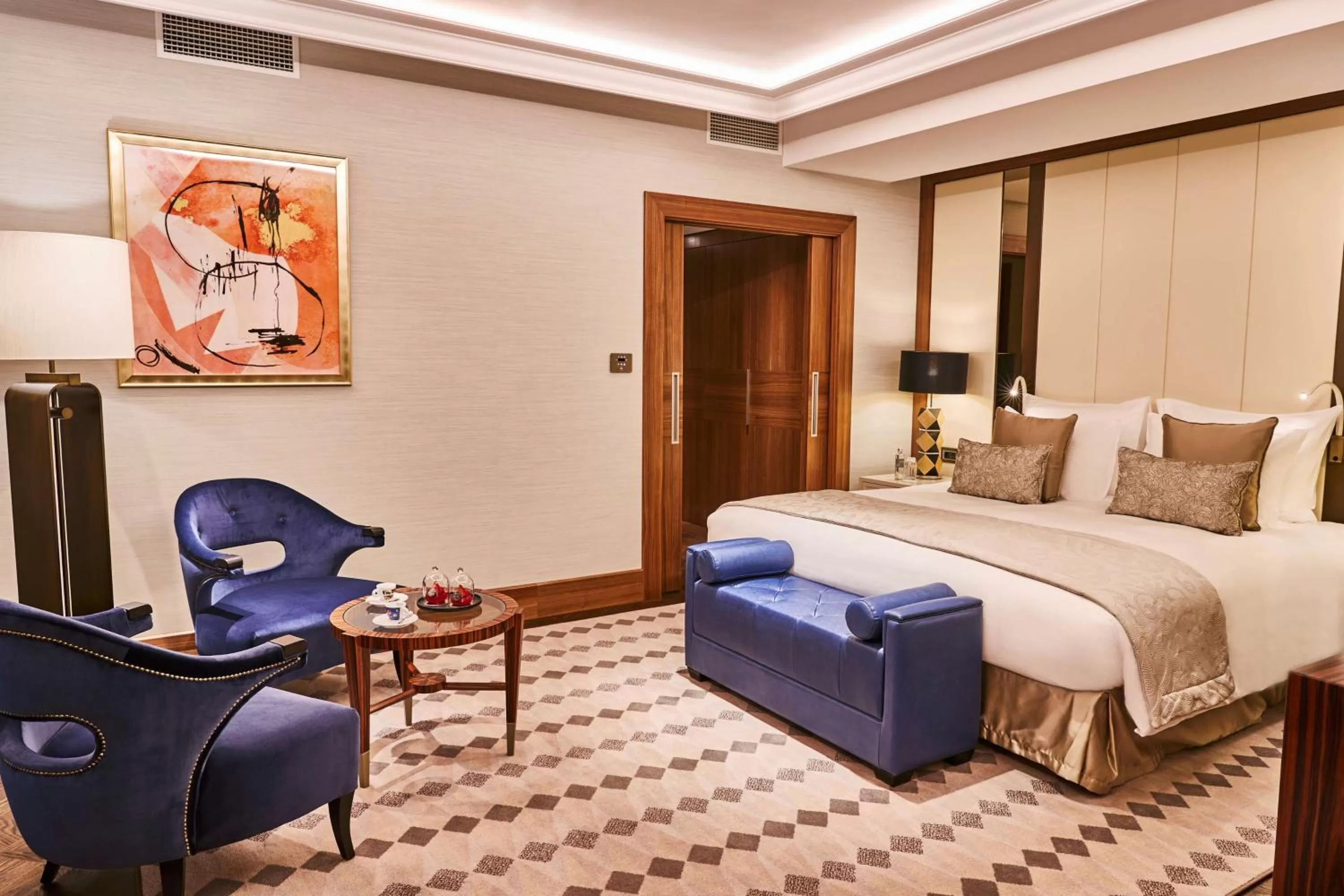 Bedroom, Bed in Grand Hotel Kempinski Riga