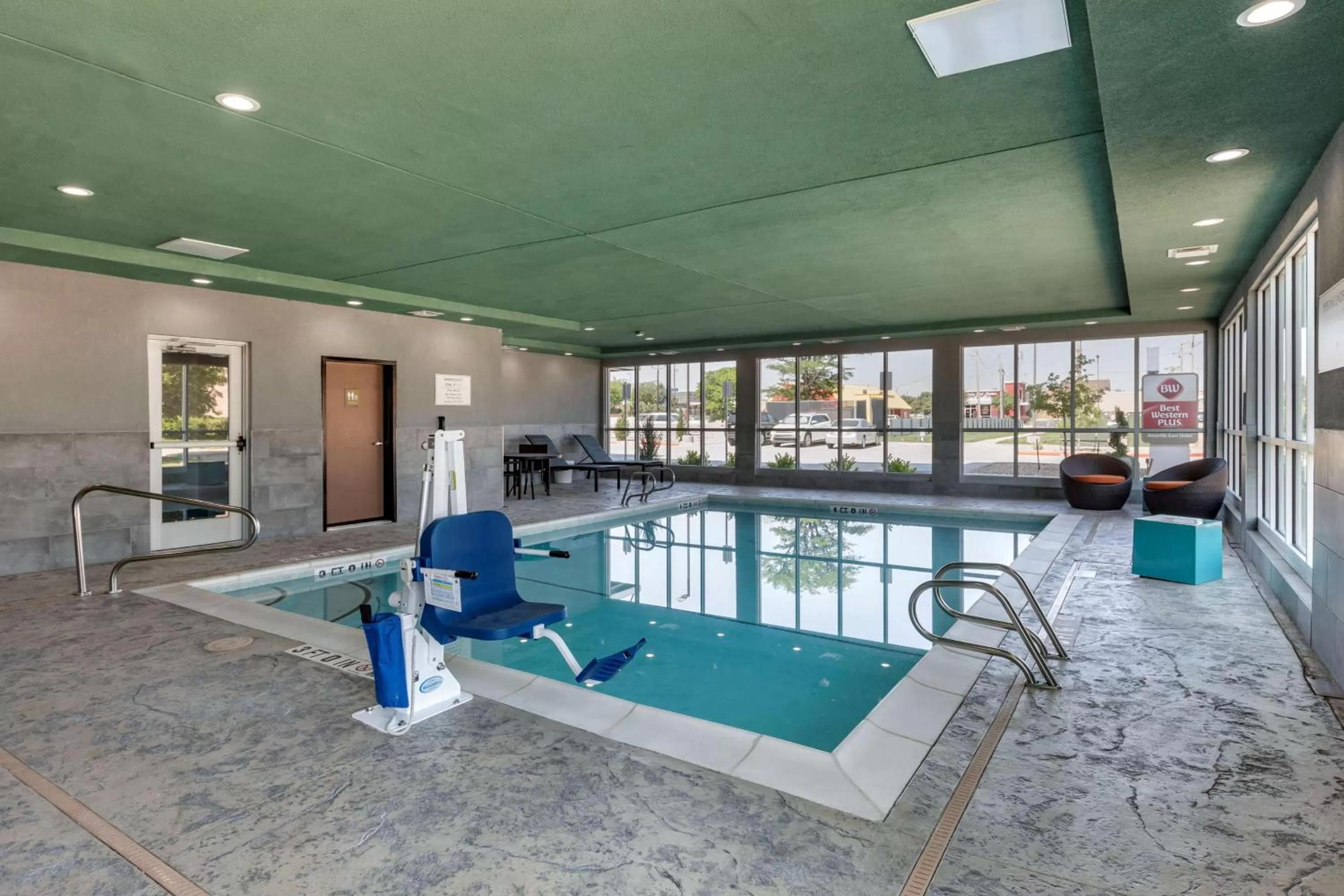 Pool view in Best Western Plus Amarillo East Hotel