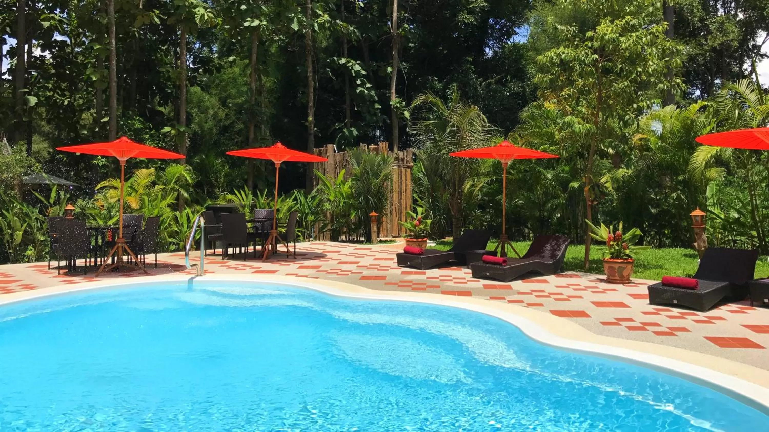 Swimming pool in Nan Seasons Boutique Resort