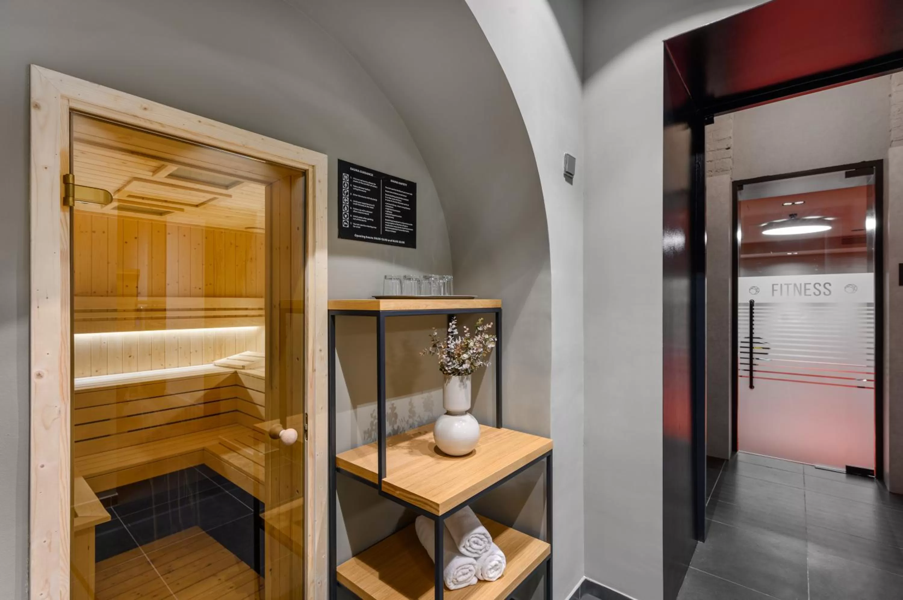 Sauna in Hotel Oktogon Haggenmacher by Continental Group