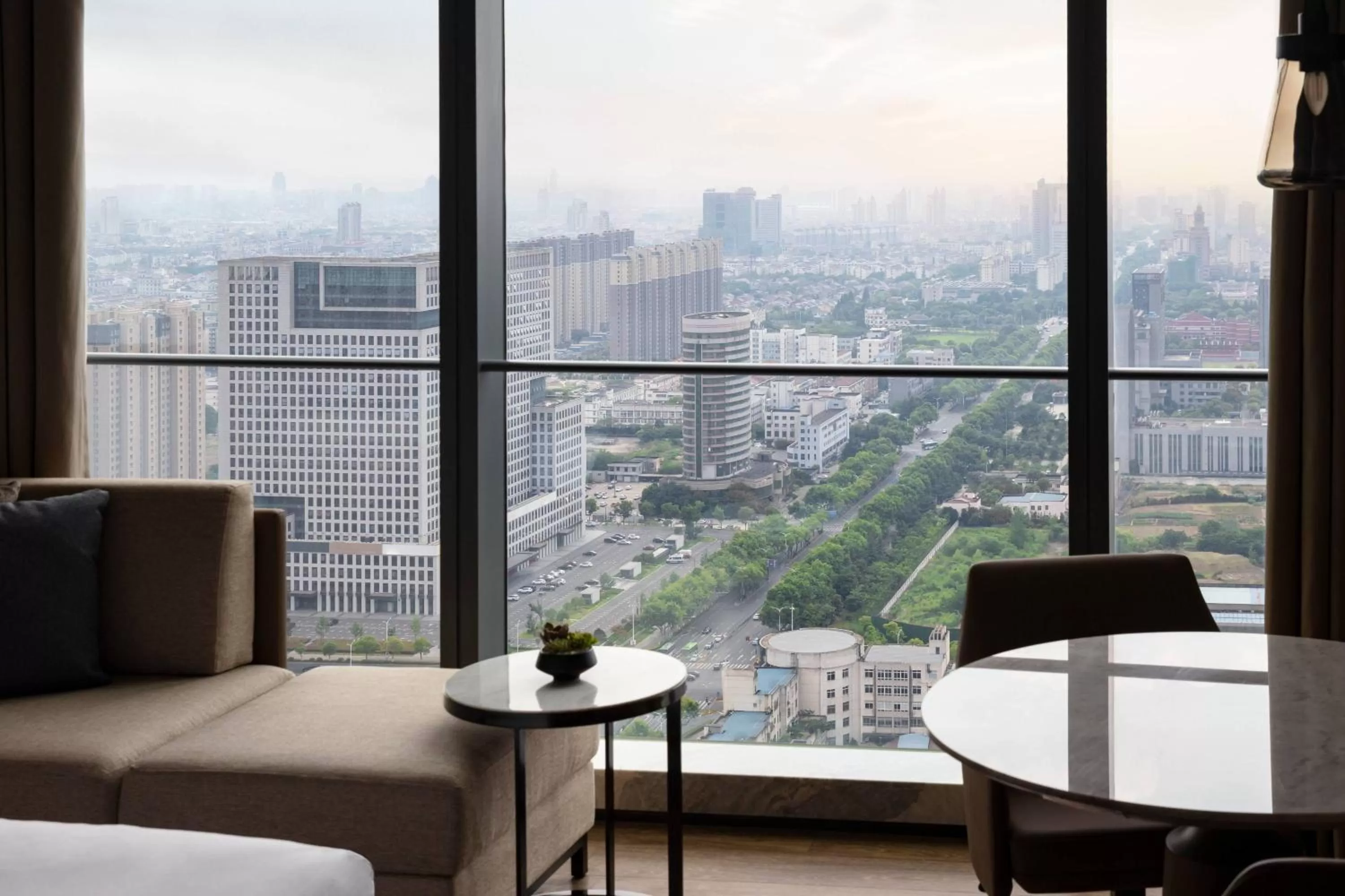 Photo of the whole room in Zhangjiagang Marriott Hotel