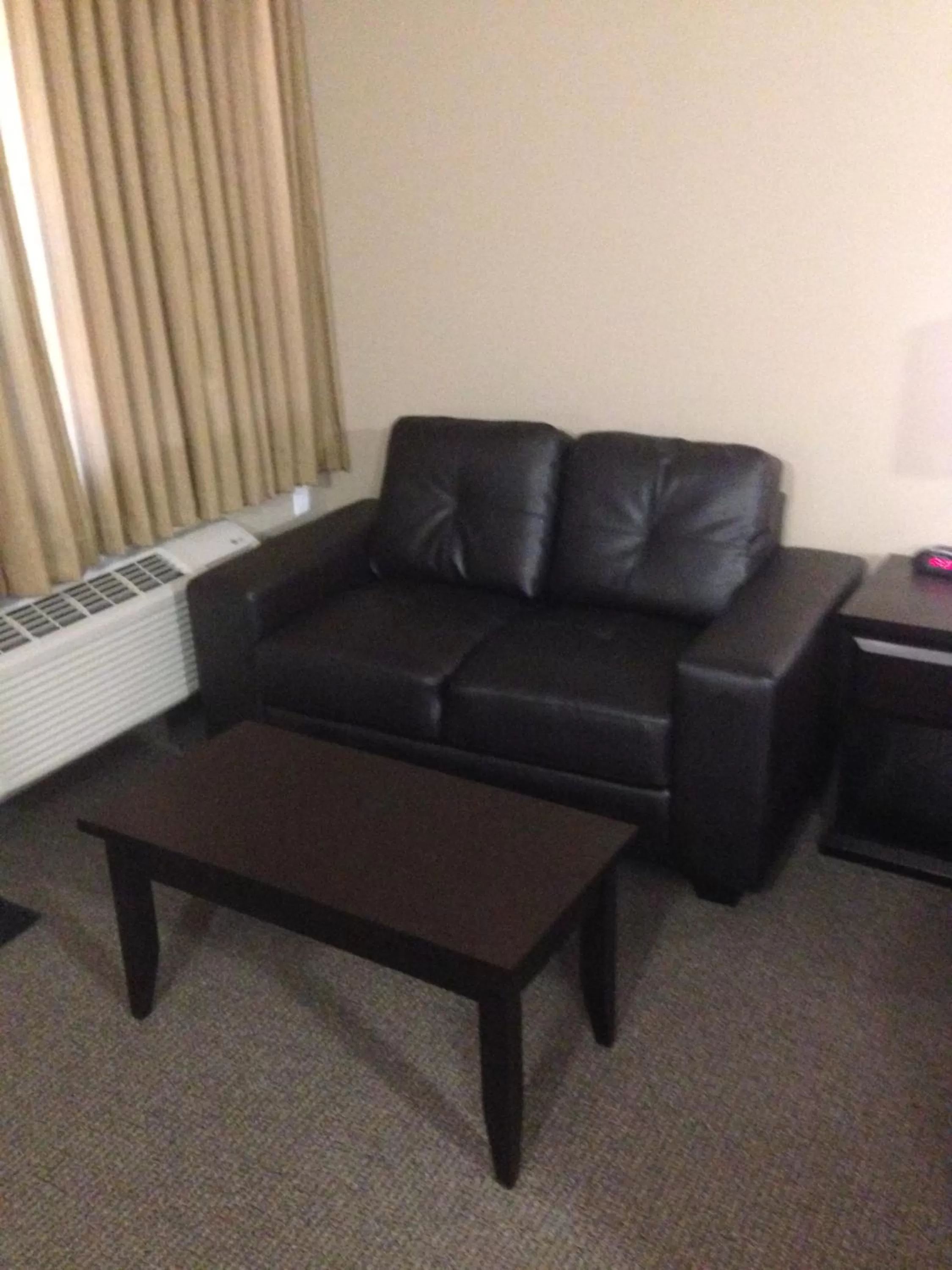 Seating area in BCMInns - Peace River