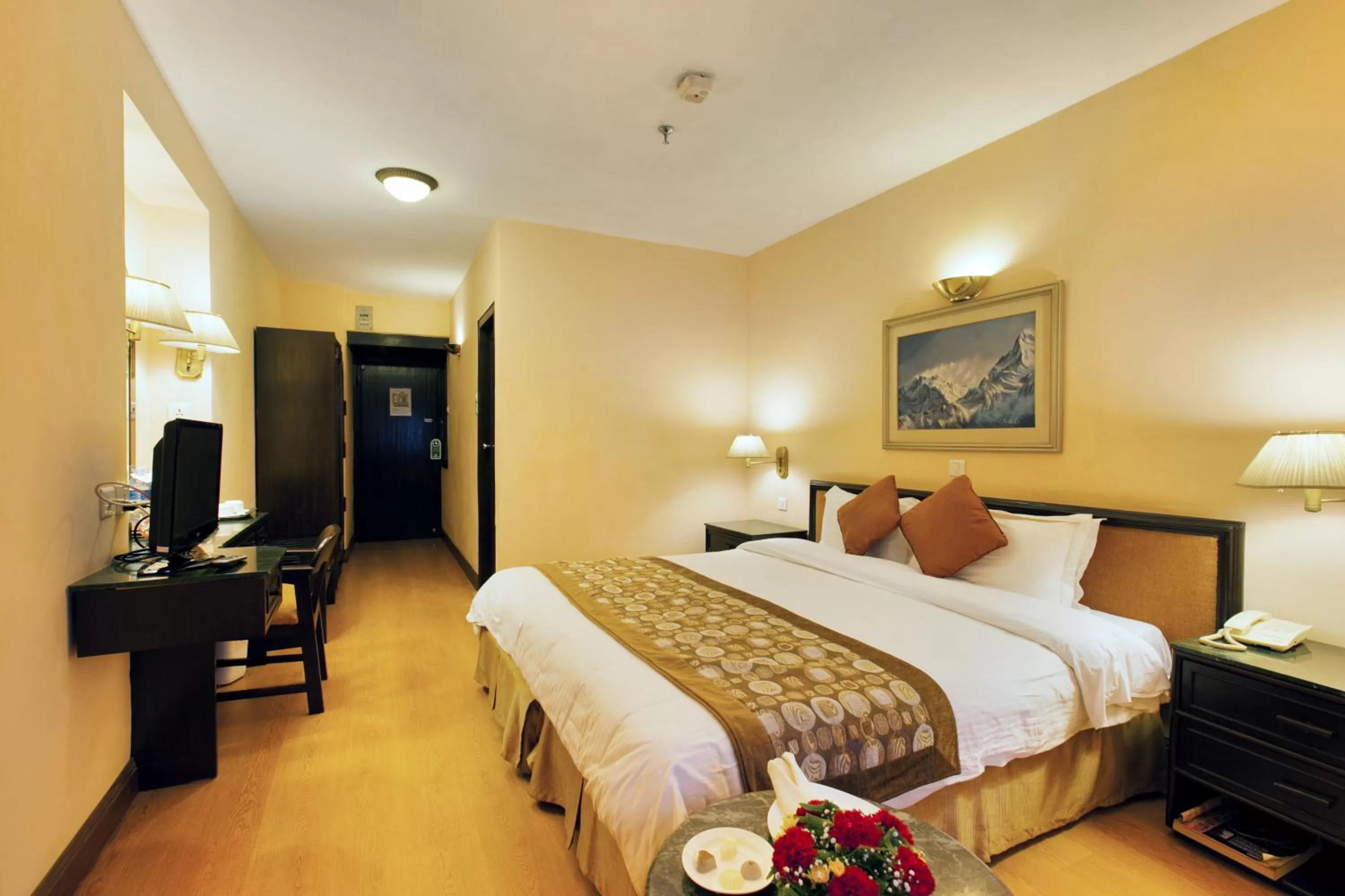 Photo of the whole room, Bed in Hotel Shanker-Palatial Heritage Kathmandu