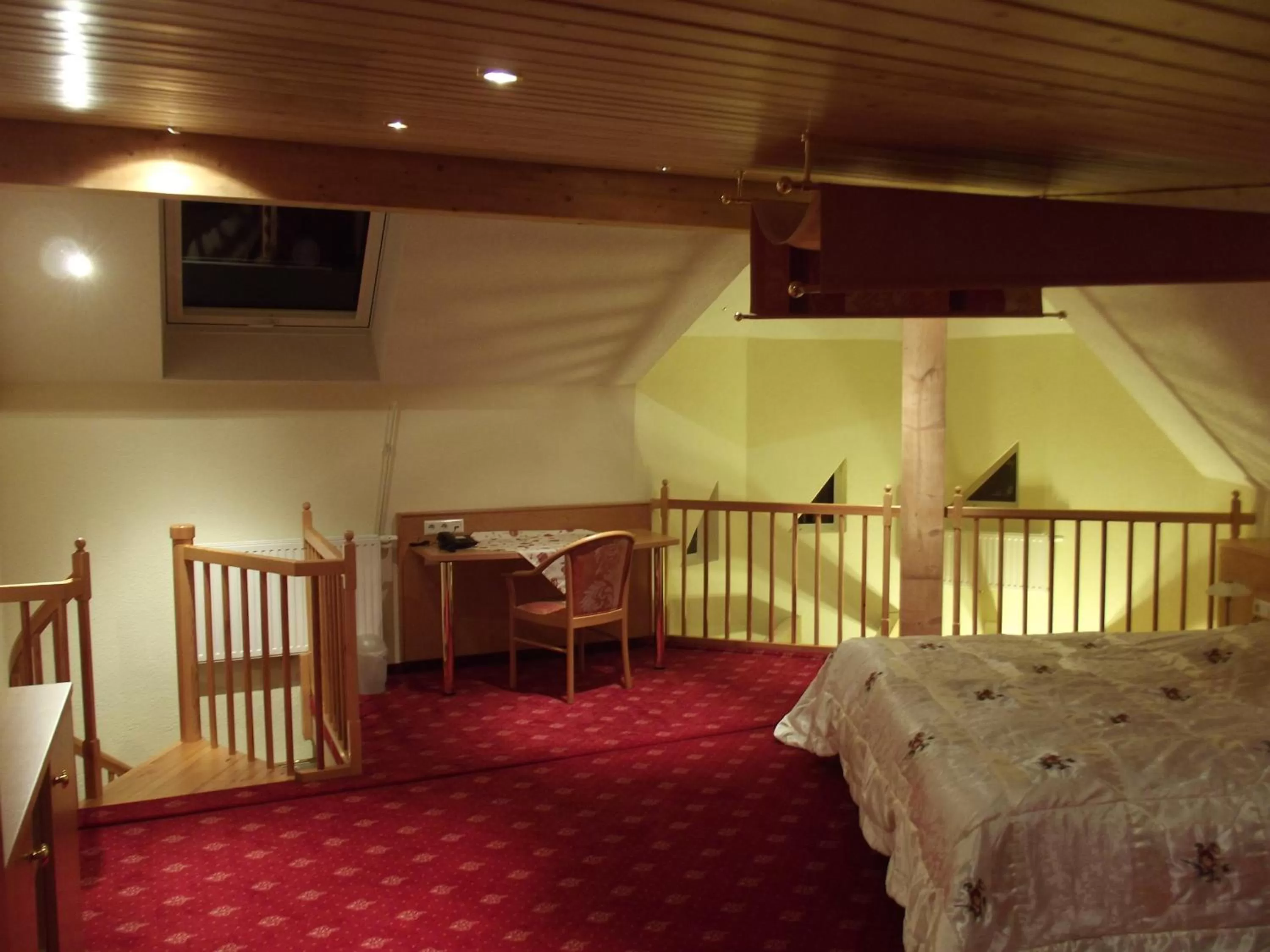 Photo of the whole room, Bed in Öko-Landhotel Basler Hof