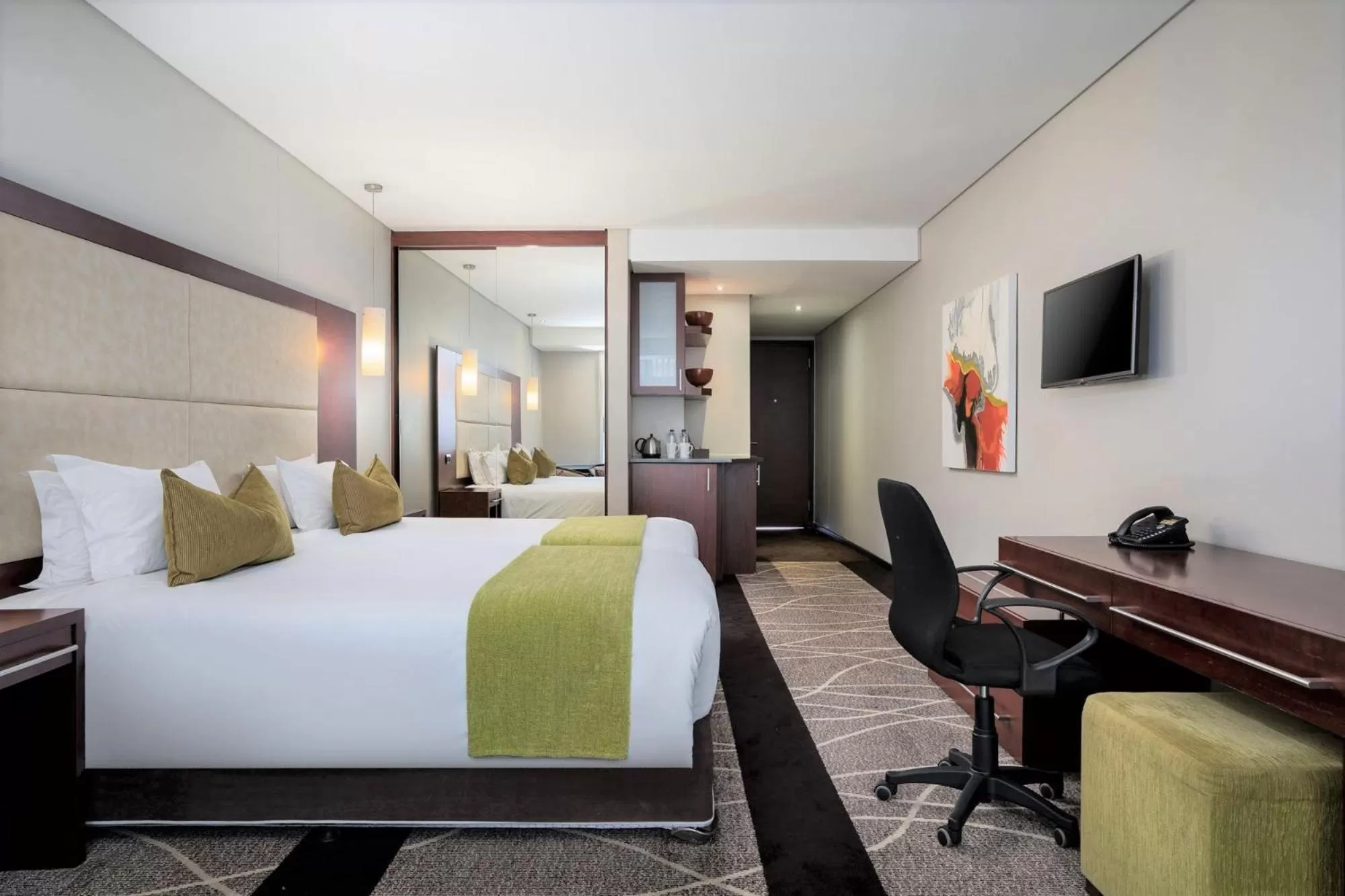 Standard Room with twin beds in Premier Hotel East London ICC