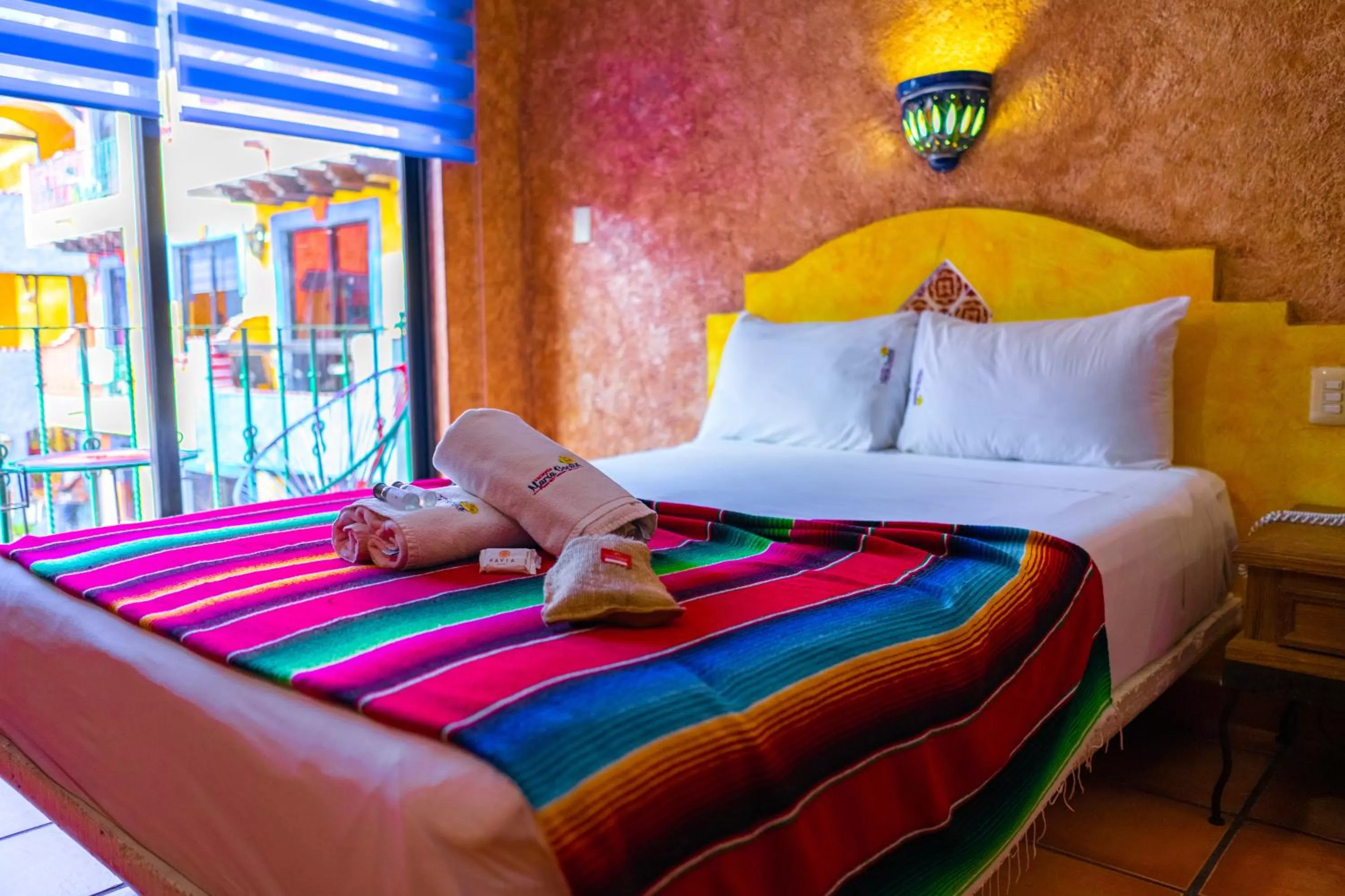Photo of the whole room, Bed in Hacienda Maria Bonita Hotel