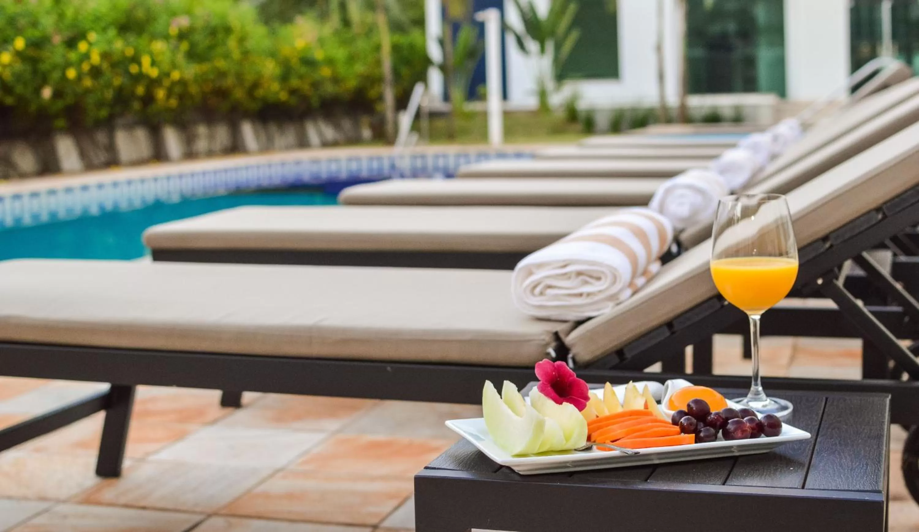 Swimming pool in Bisinii Boutique Hotel