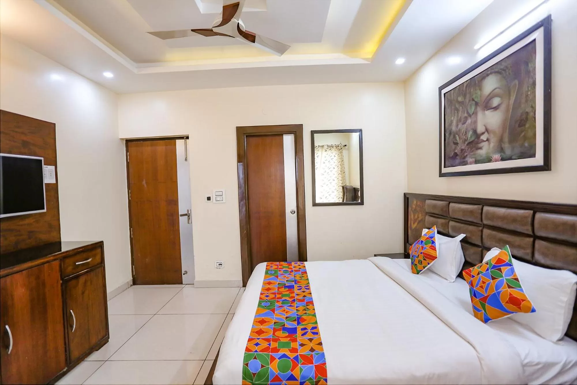 Bedroom, Bed in FabHotel Winter Line Inn