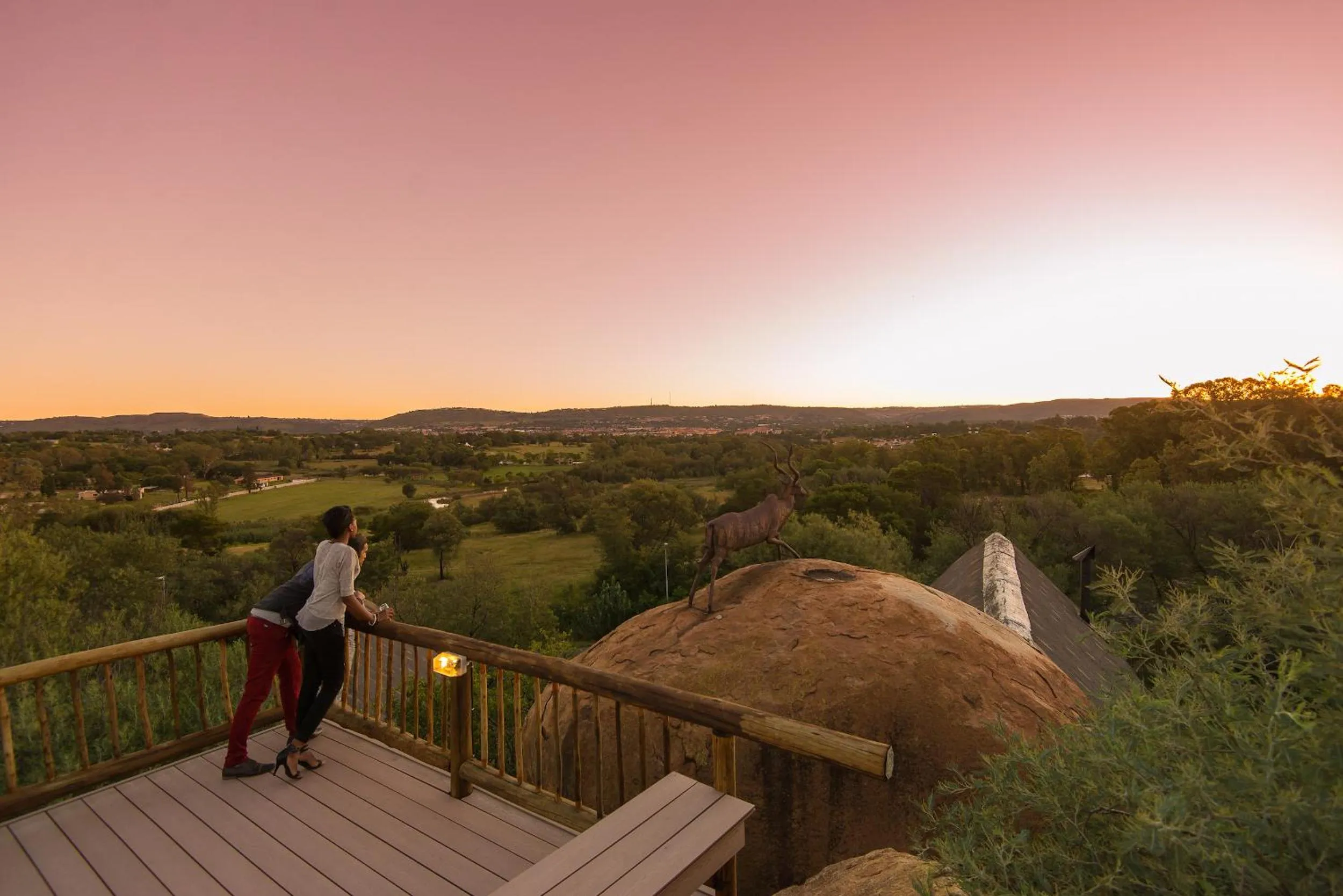 Garden in Amadwala Lodge