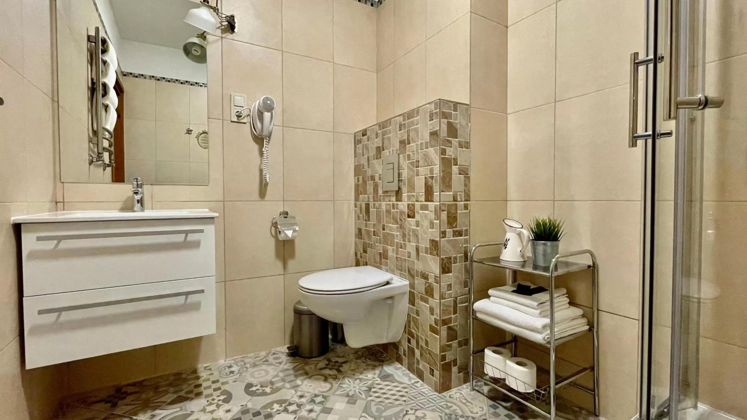 Toilet, Bathroom in Hotel Vilhelmine