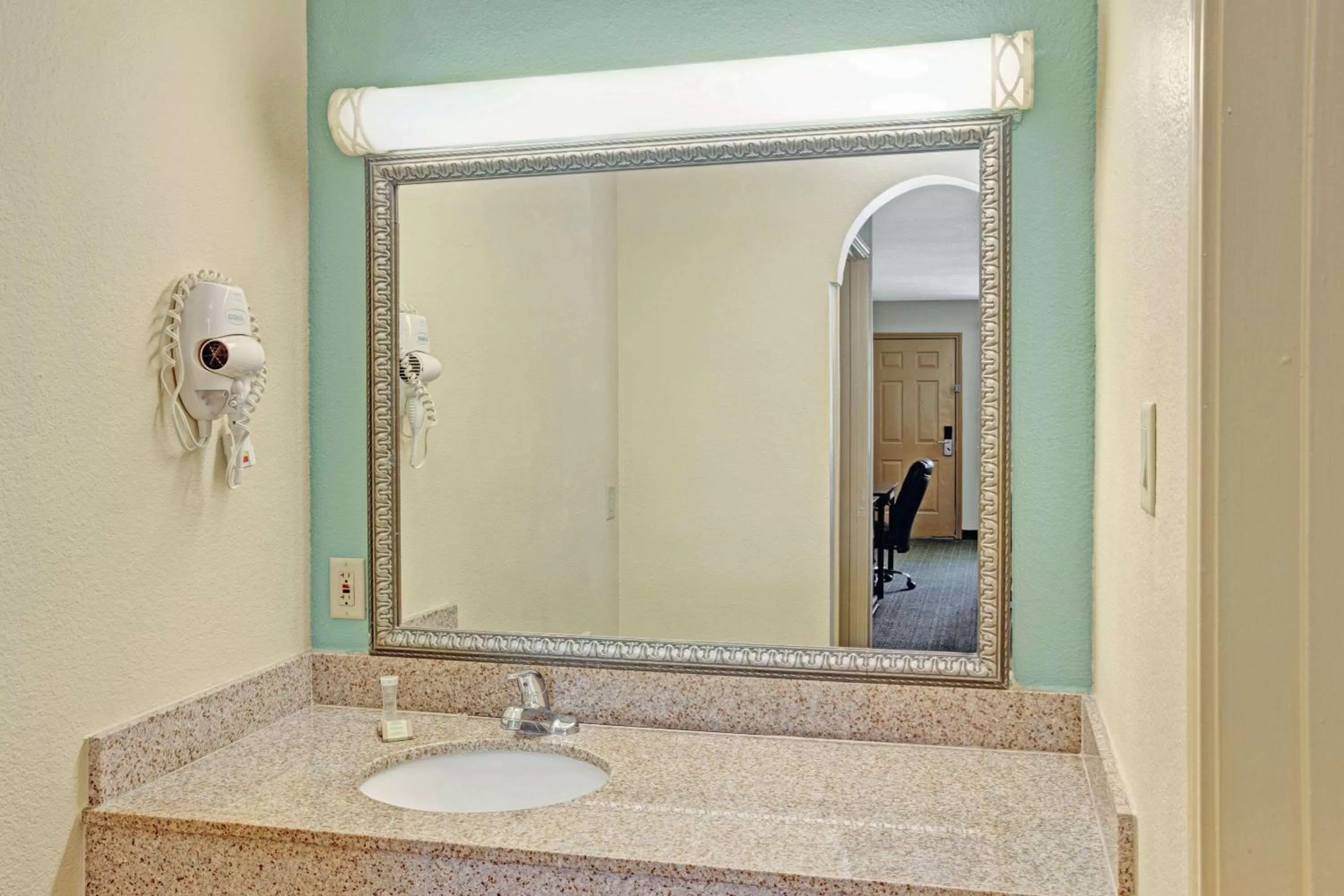 Bathroom in Super 8 Dallas East Near Fair Park Downtown