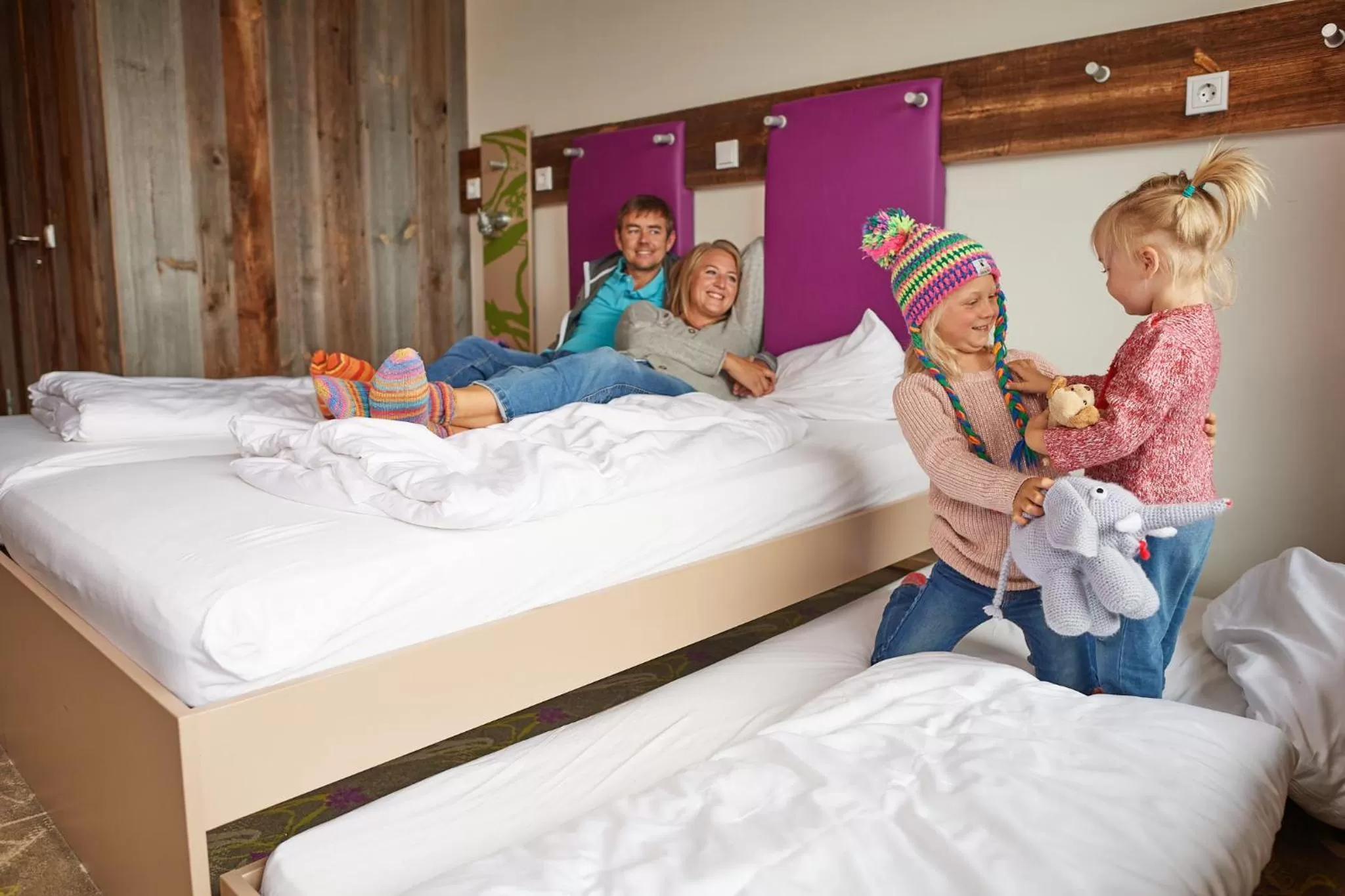 children, Bed in Explorer Hotel Neuschwanstein