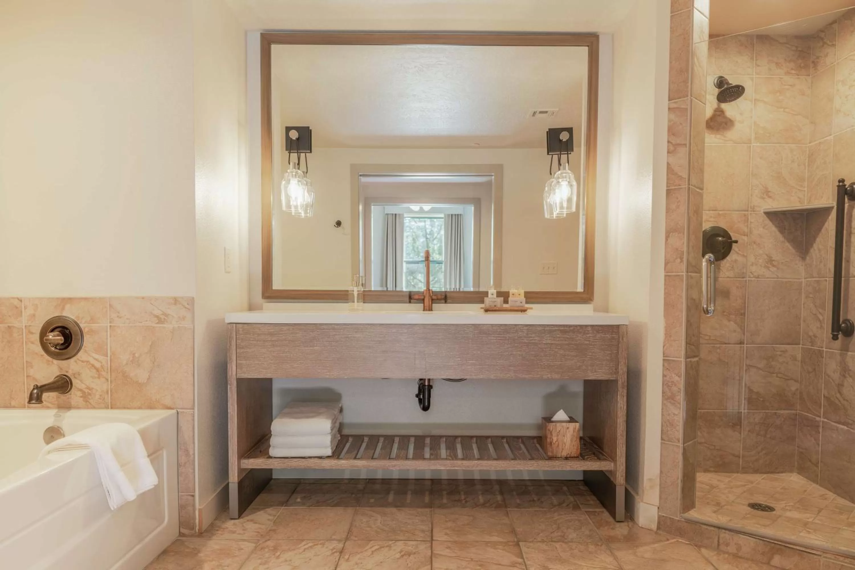 Bathroom in Cliffrose Springdale, Curio Collection By Hilton