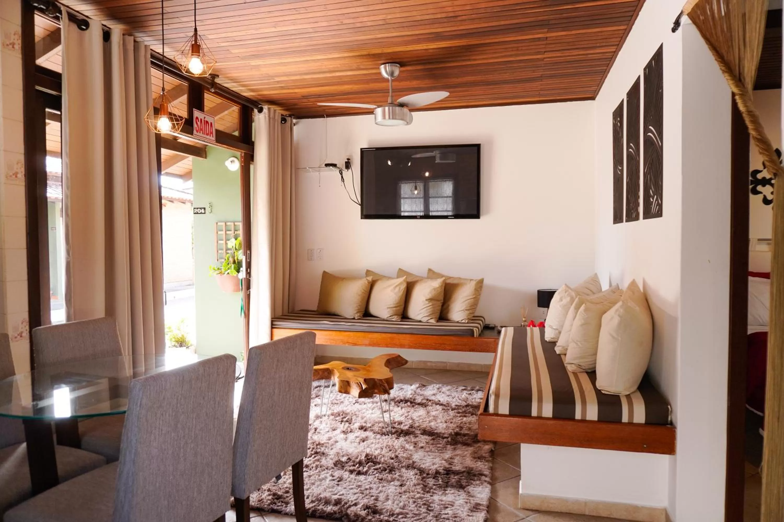 Living room, Seating Area in Pousada Dunasol Floripa