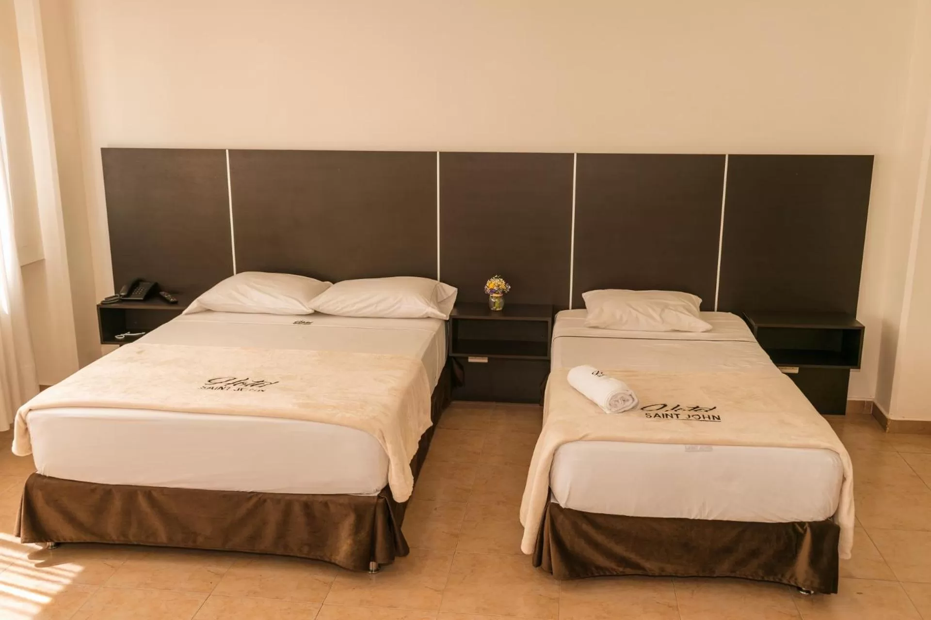 Bed in Hotel Saint John