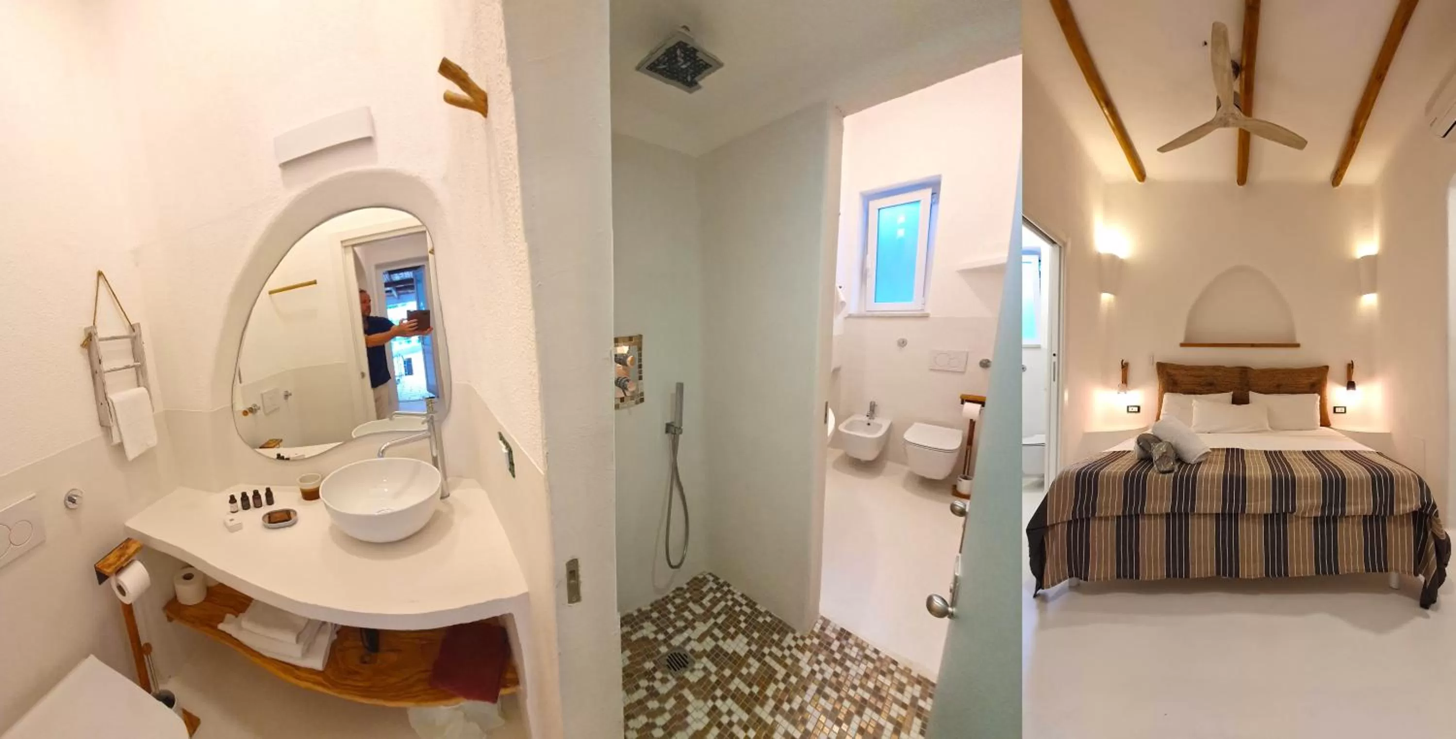 Bathroom, Bed in Villa Ravino Secret Retreat