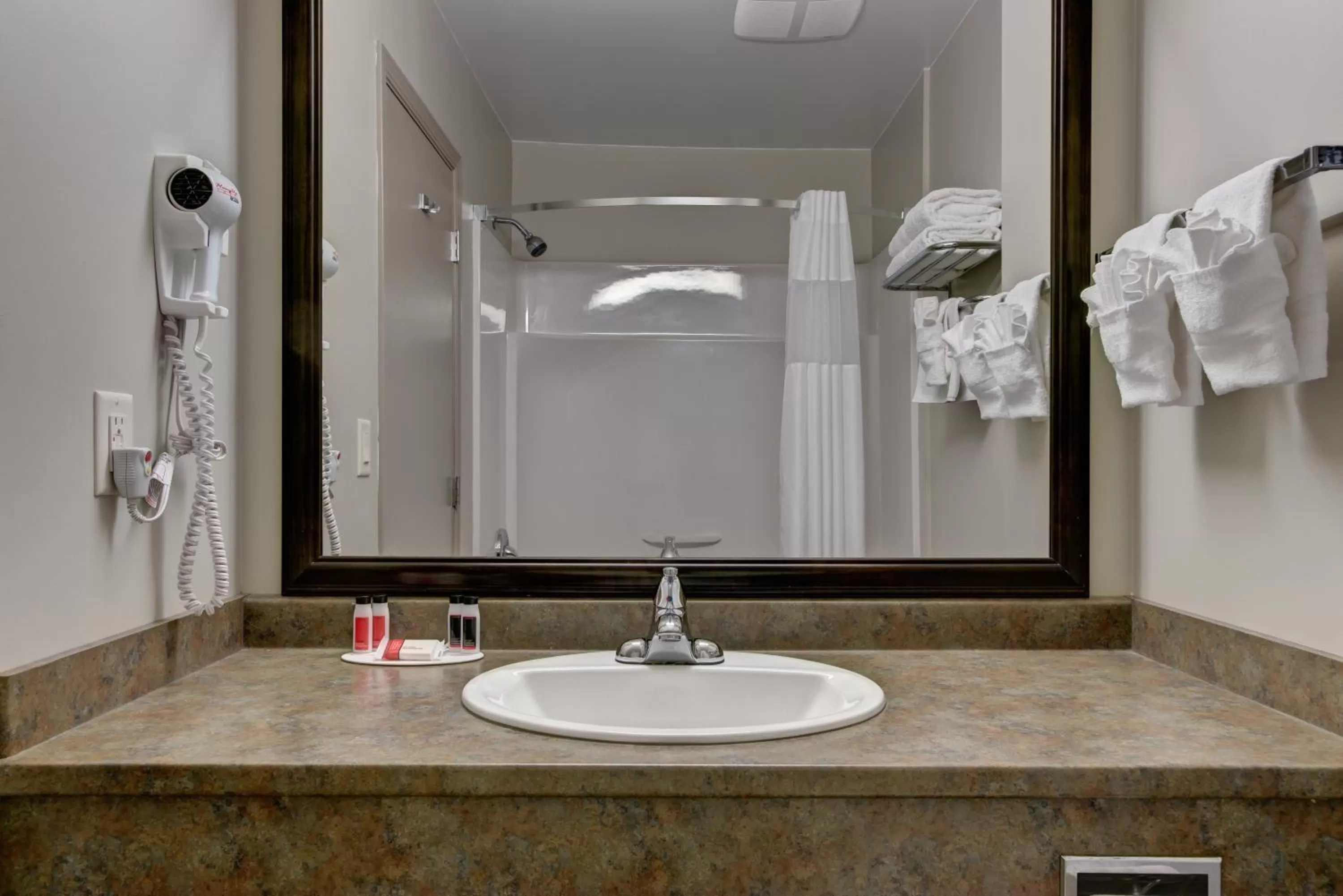 Bathroom in Knights Inn Kamloops