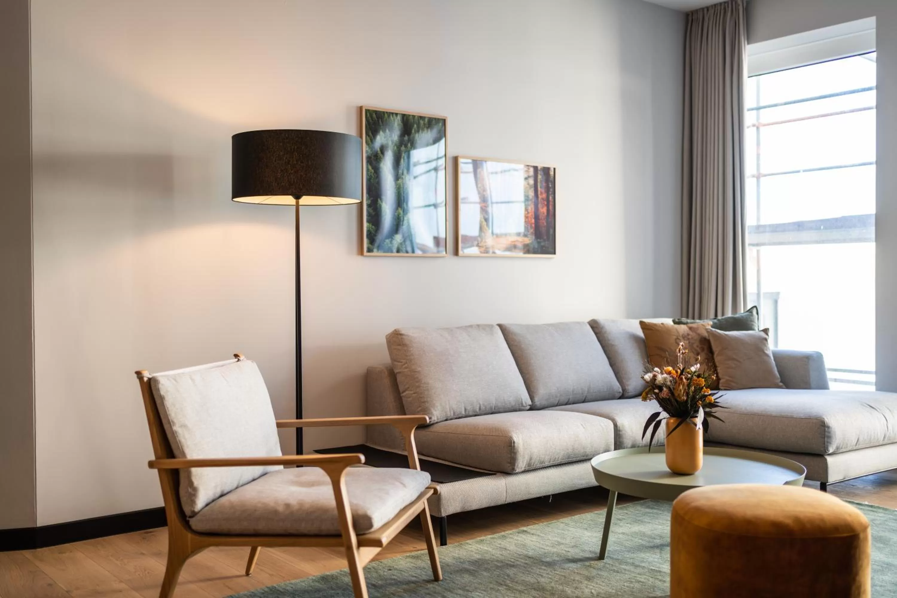 Living room, Seating Area in Black F Tower - Serviced Apartments