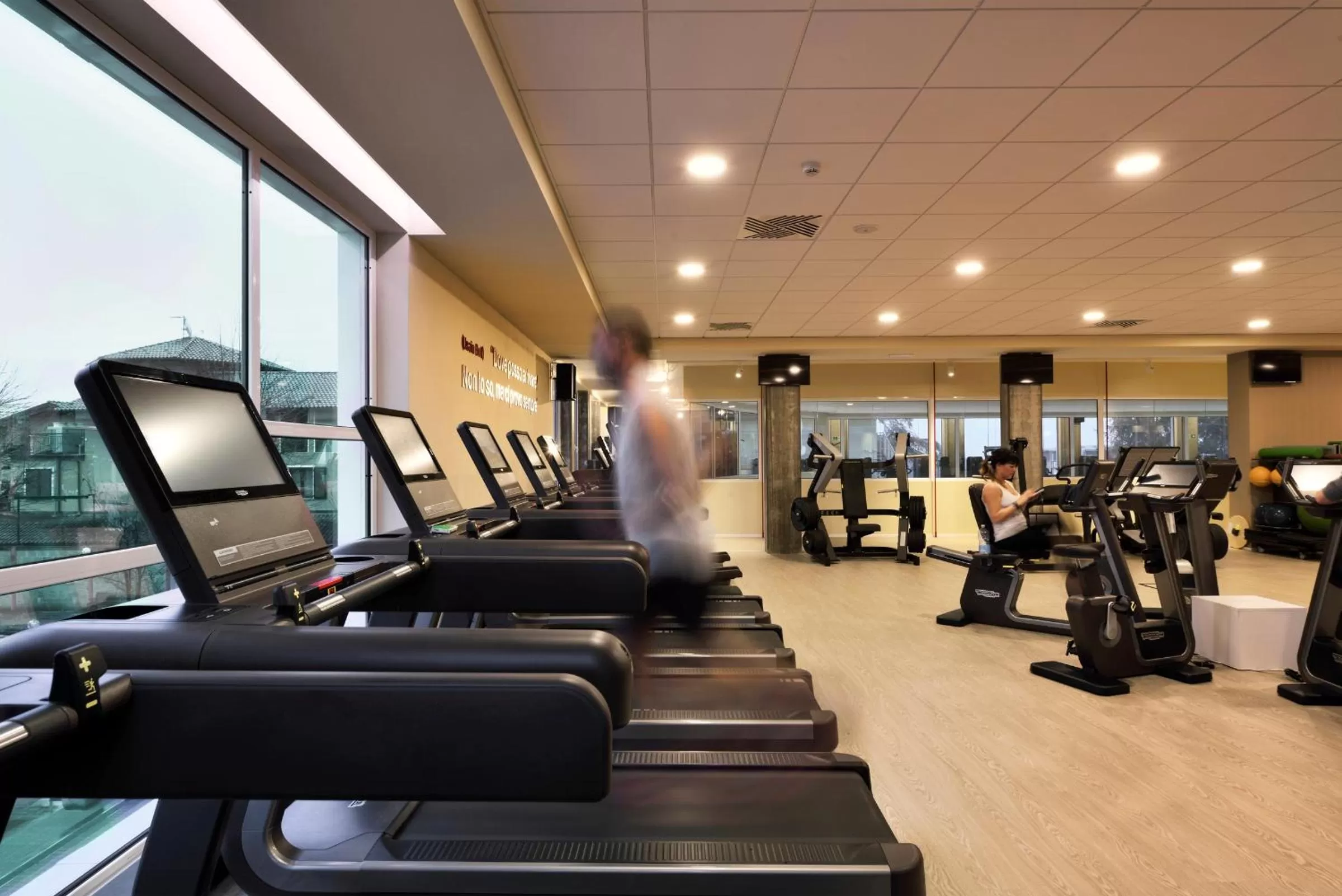 Fitness centre/facilities in Hotel Villa Glicini