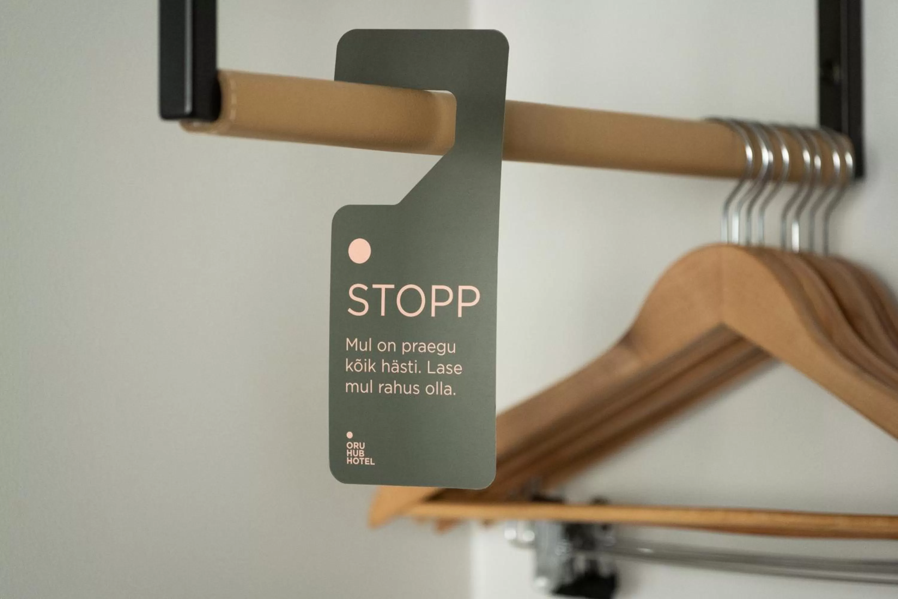 Decorative detail in Oru Hub Hotel Tallinn - Handwritten Collection