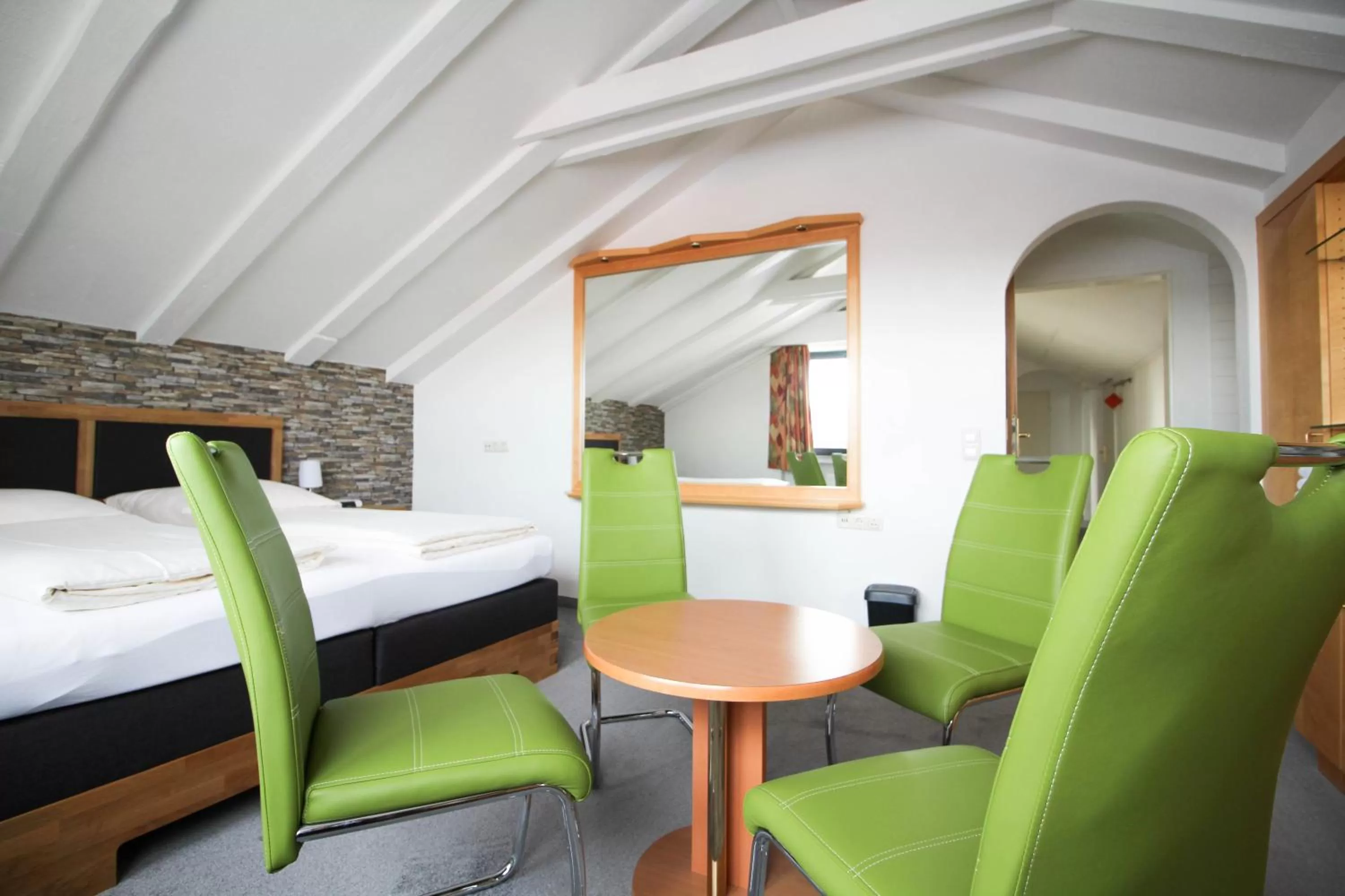 Bedroom, Bed in Hotel Brandl