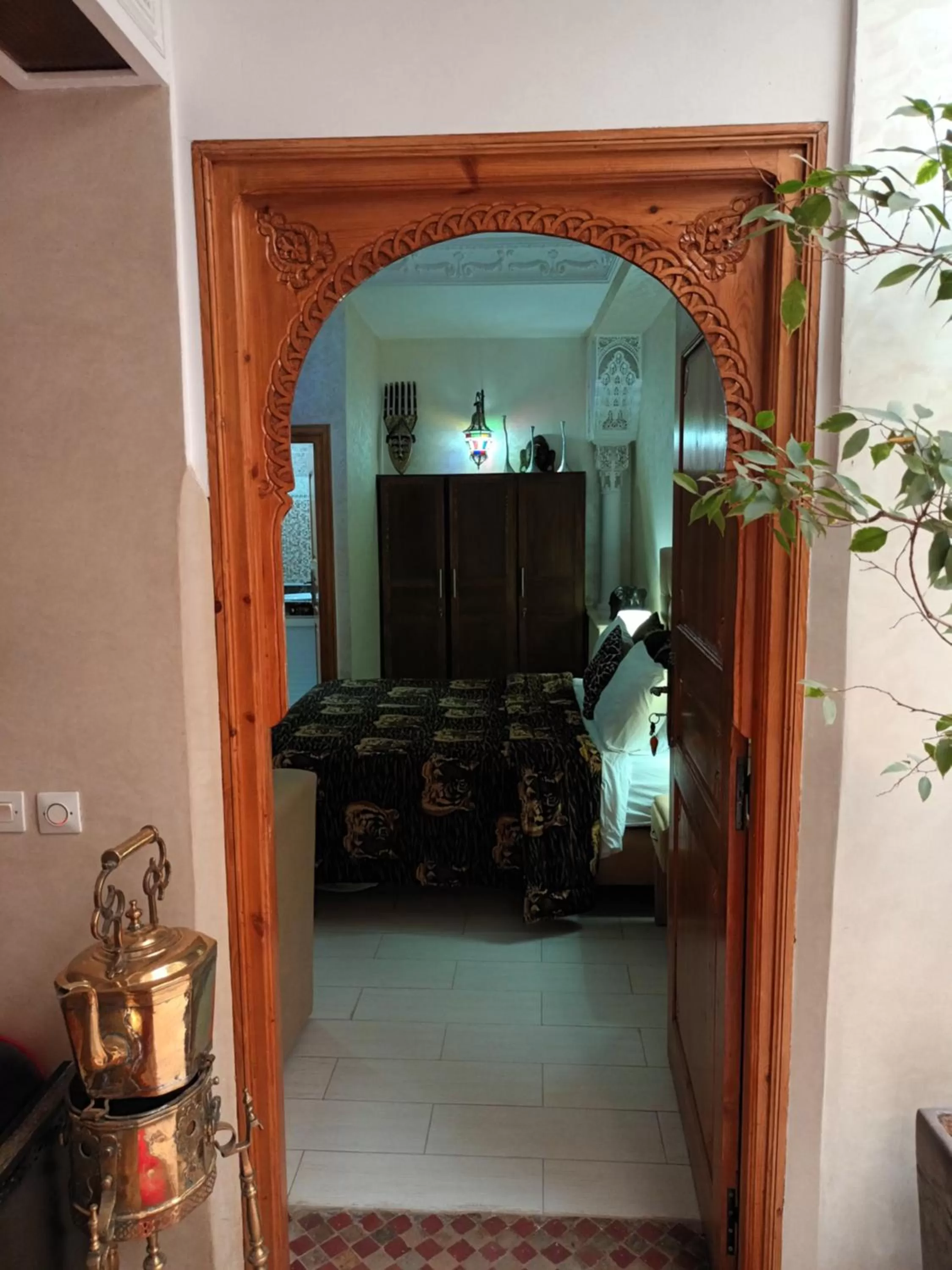 Bed in Riad Dar Attika