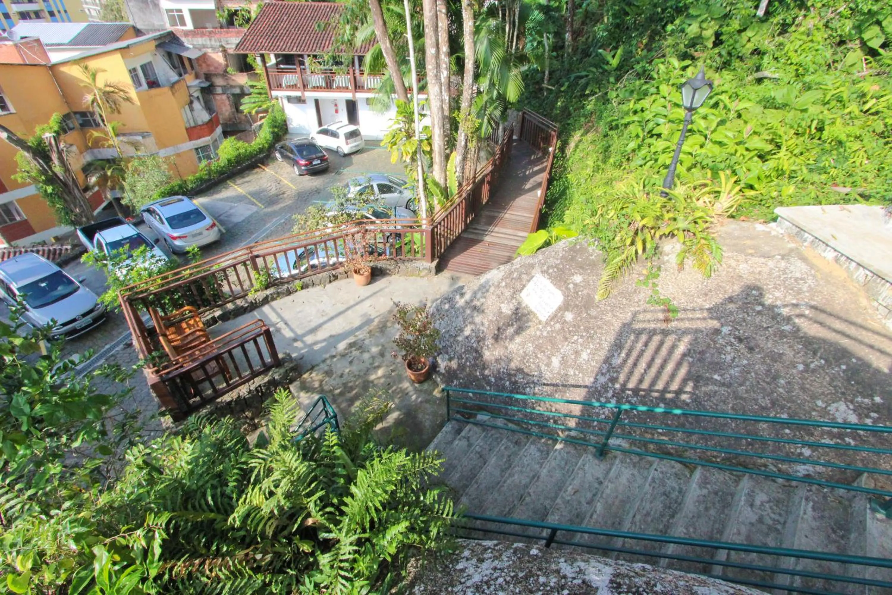Patio in Hotel Coquille