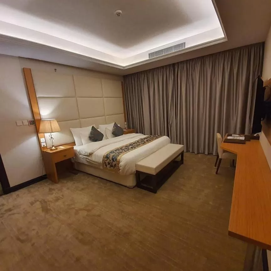 Bed in Grand Park Hotel