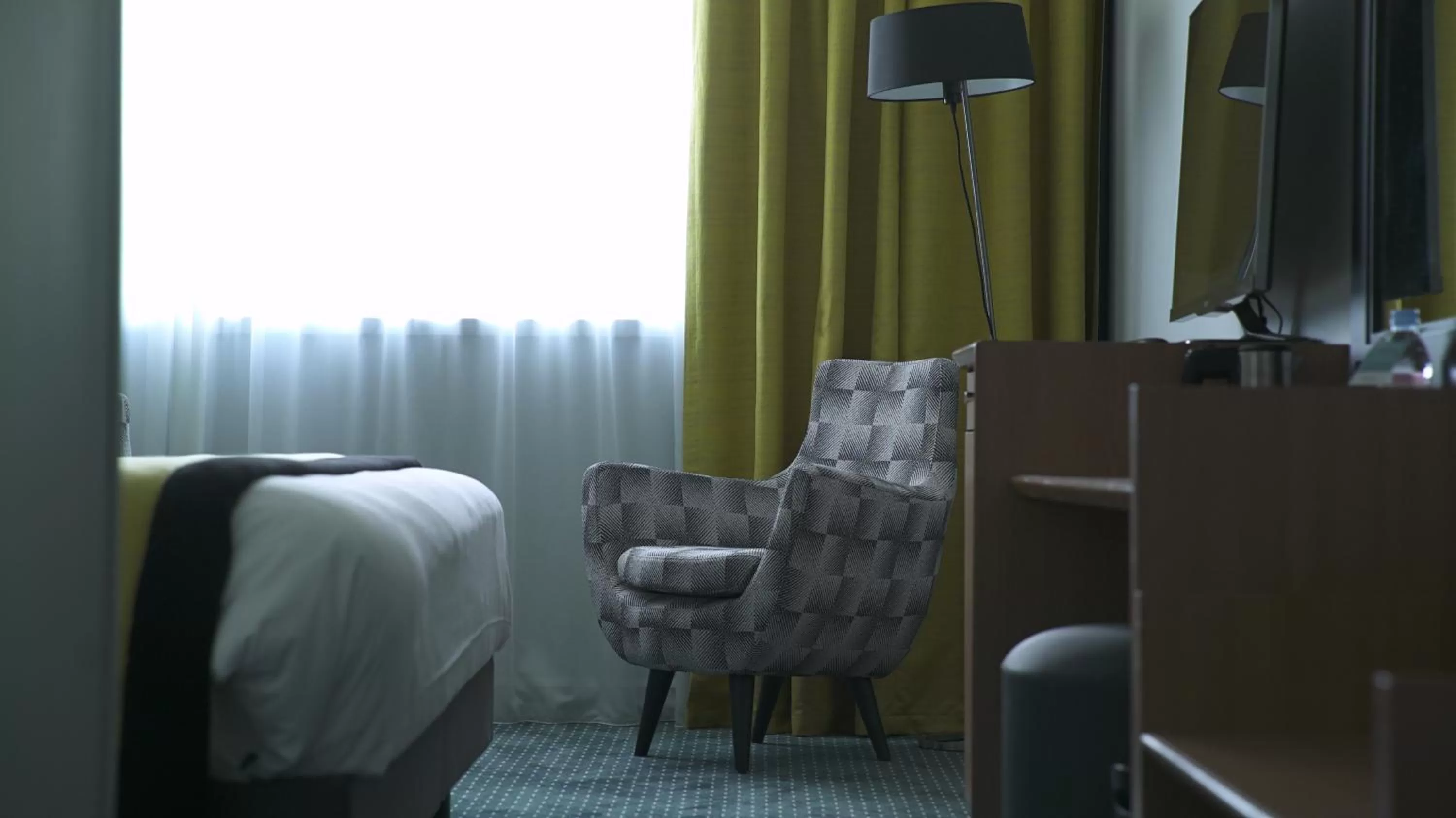 Decorative detail, Bed in Mercure Paris Roissy CDG