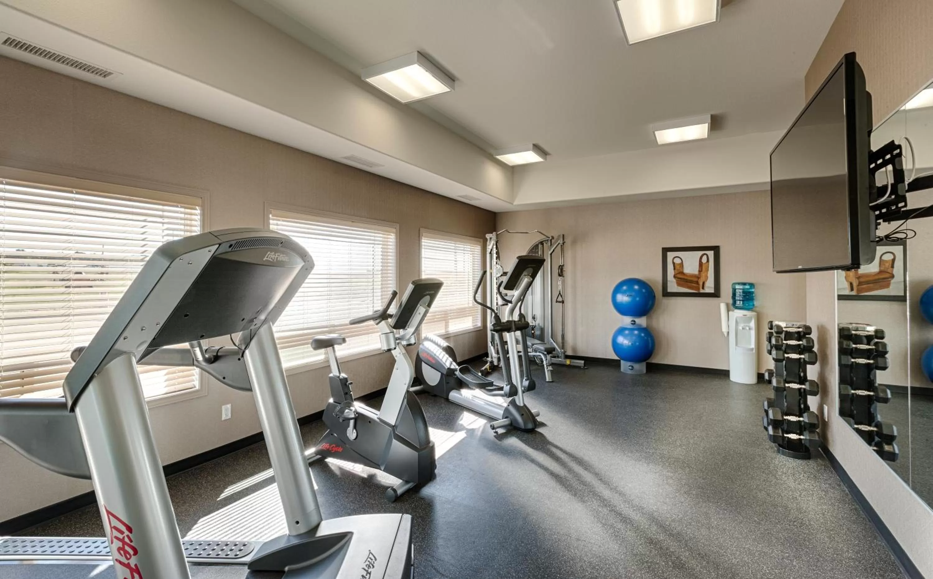 Fitness centre/facilities in Canalta Hotel Assiniboia