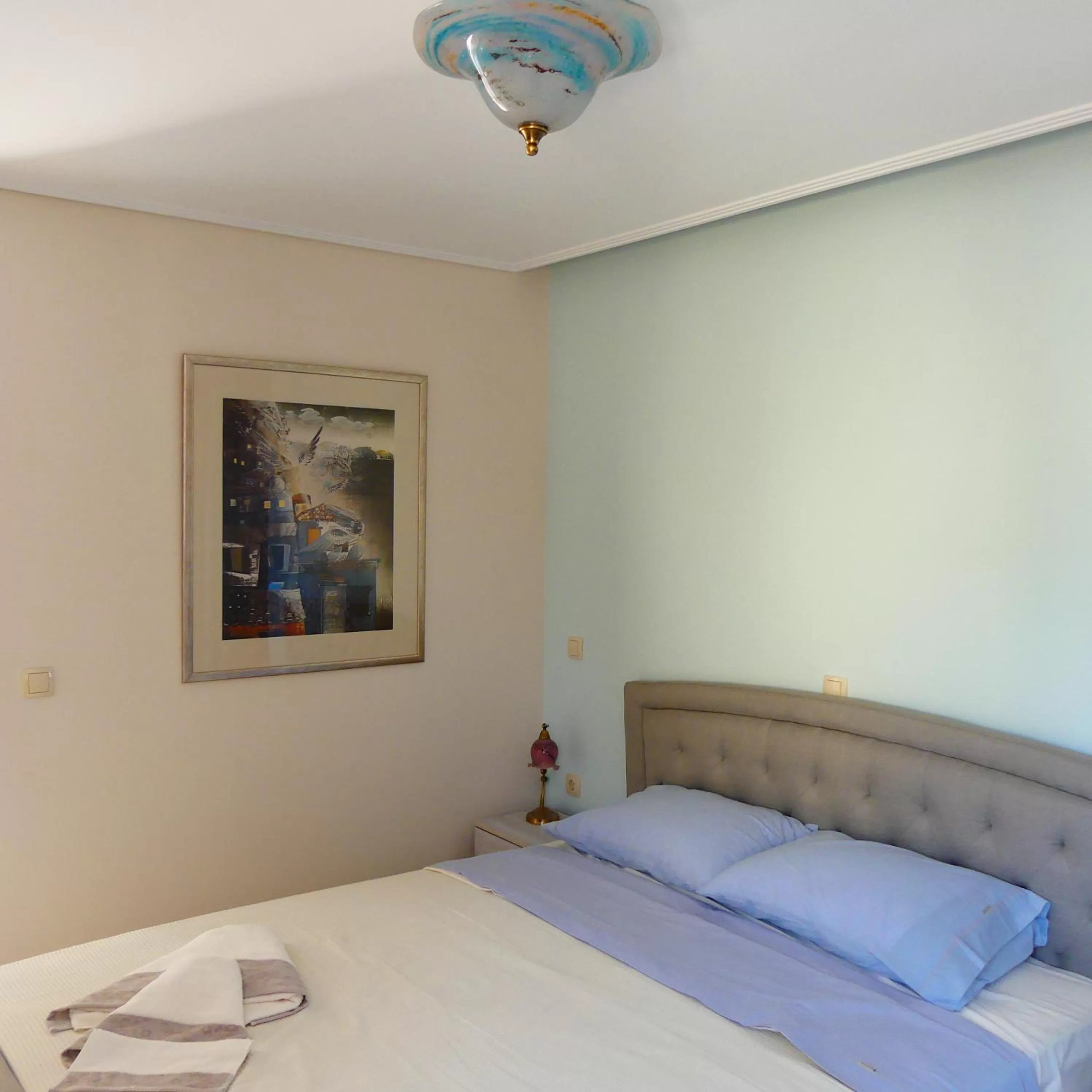 Bedroom, Bed in Theasis Athens