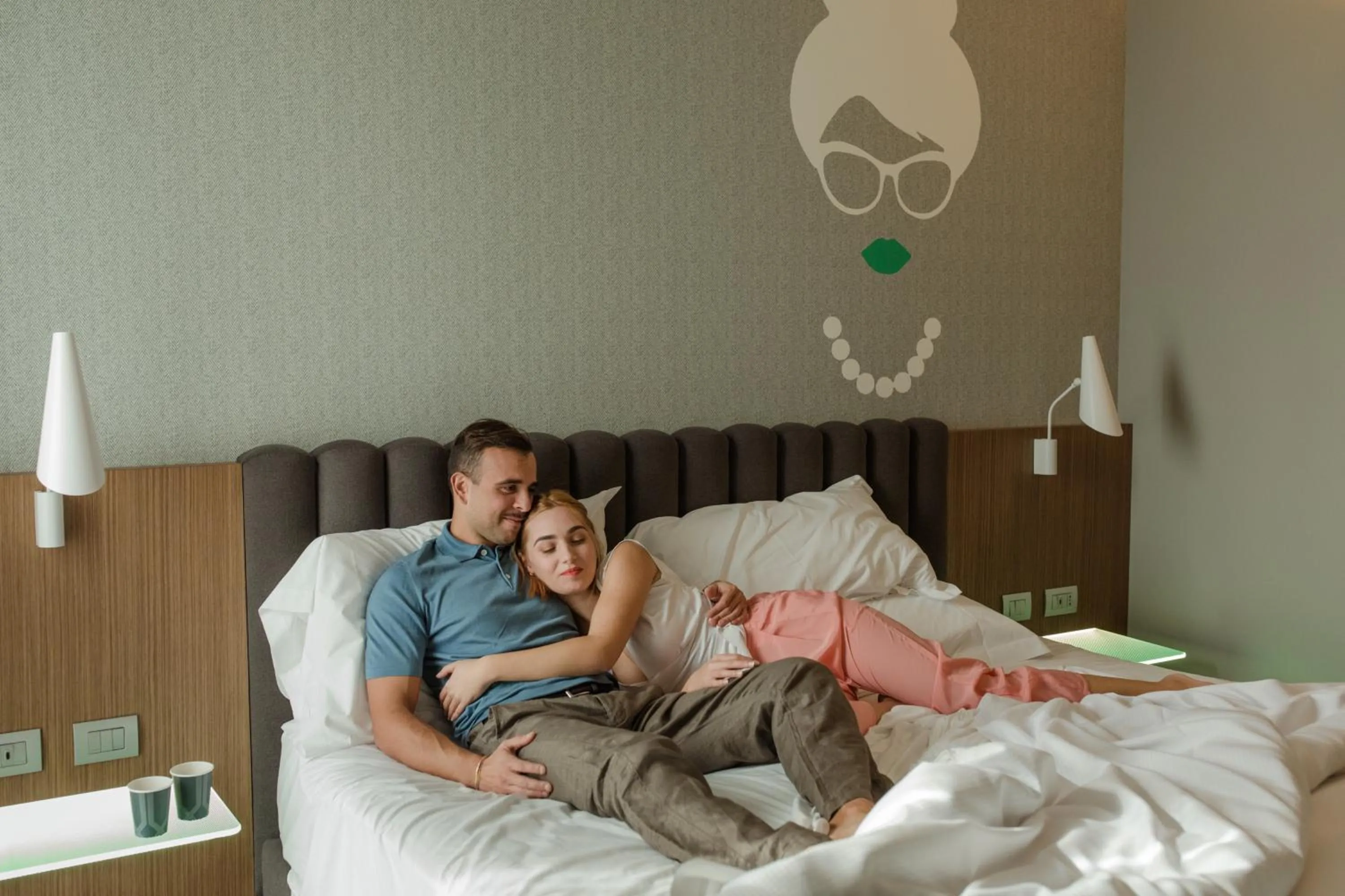 Bed in G Hotel Pescara