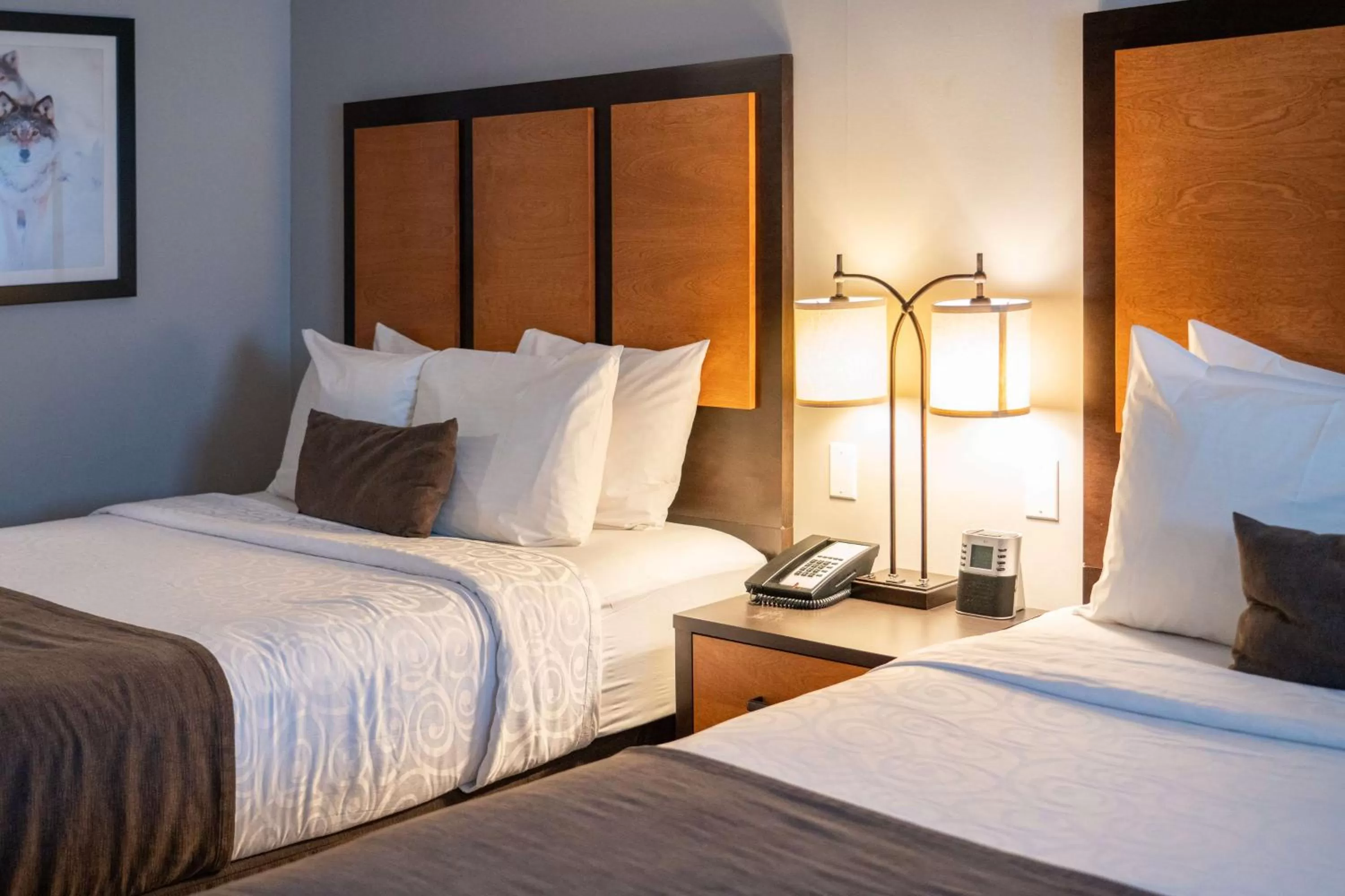 Bed in Pocaterra Inn & Waterslide