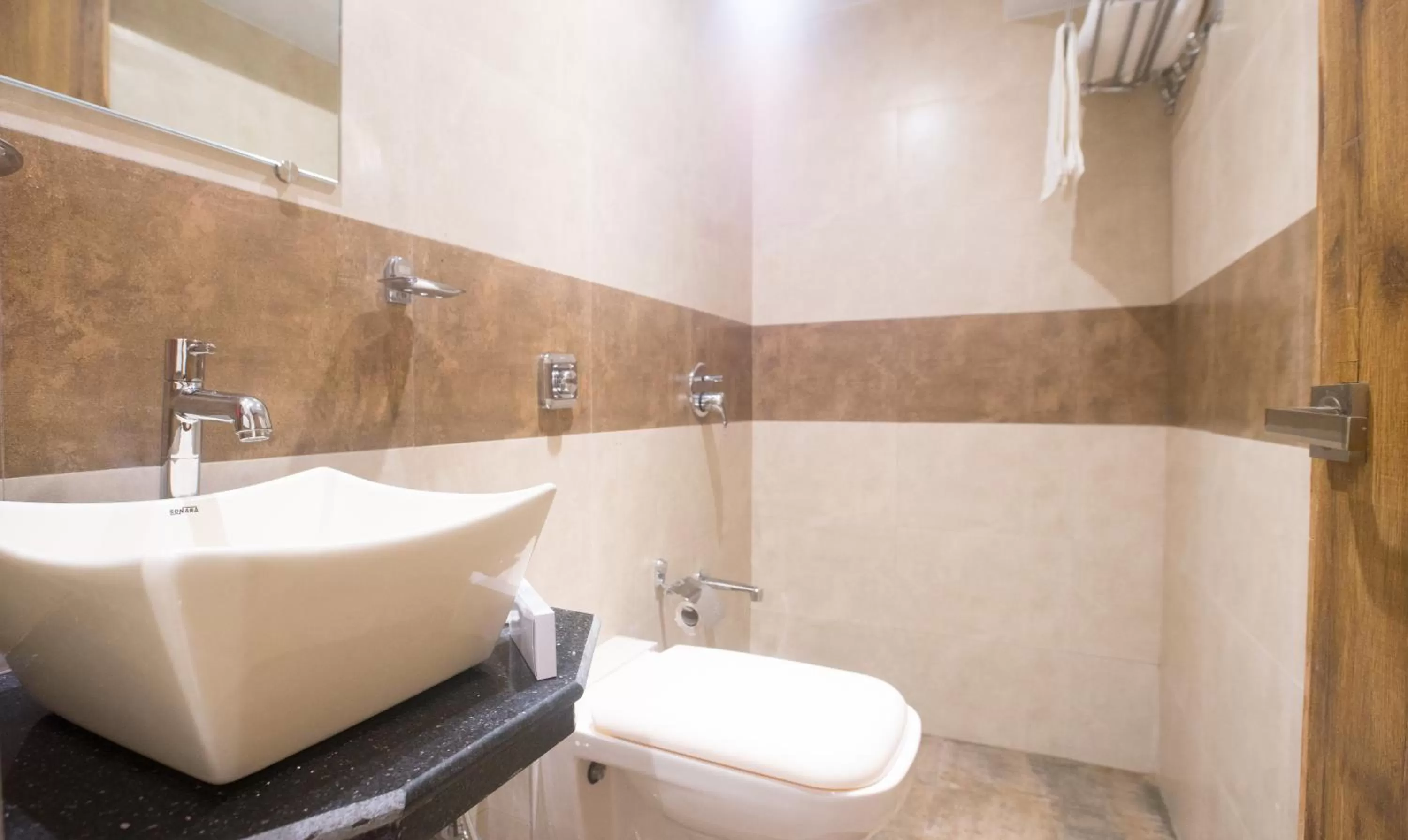 Bathroom in Treebo Amber International