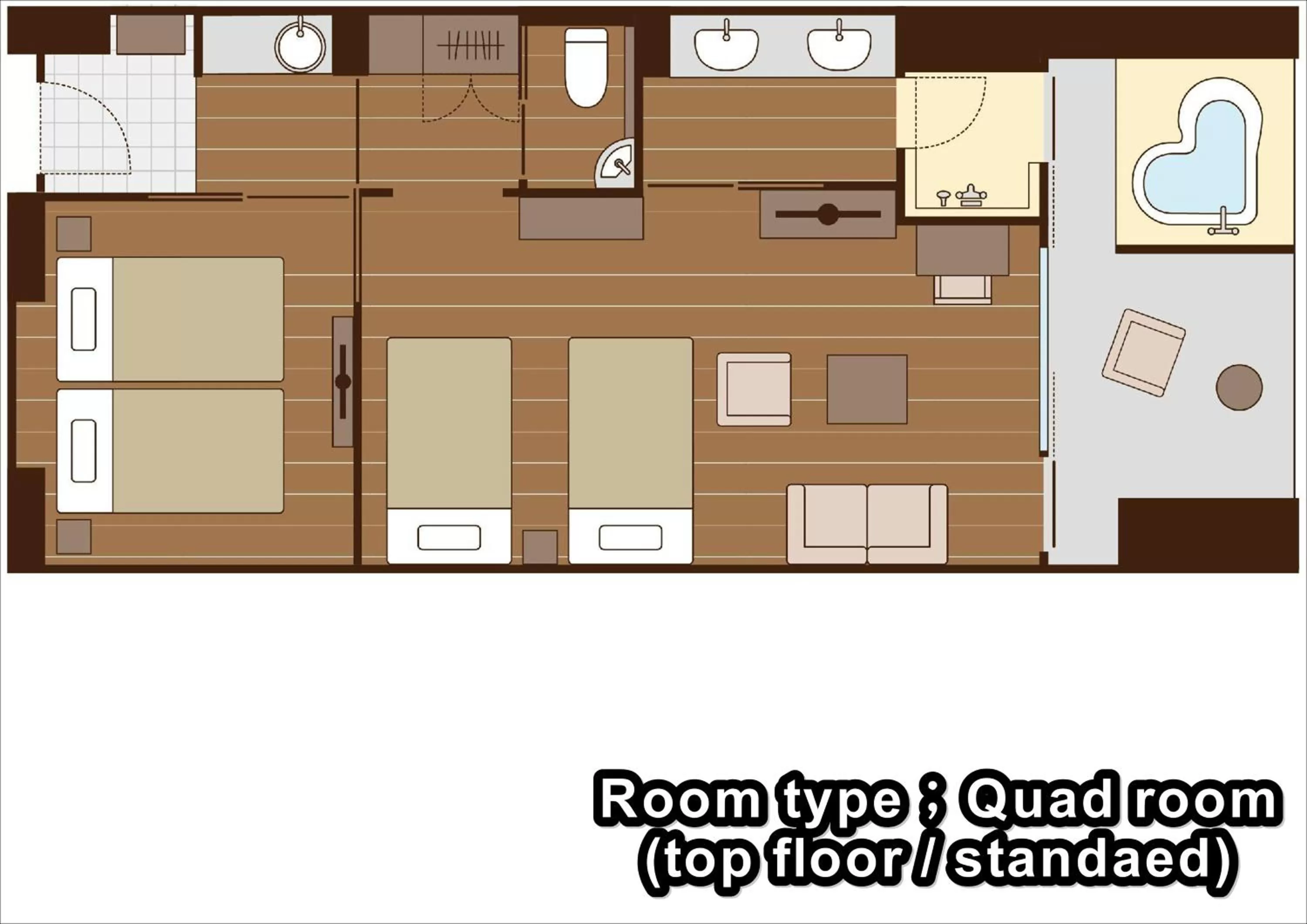Floor plan in La Vista Kirishima Hills