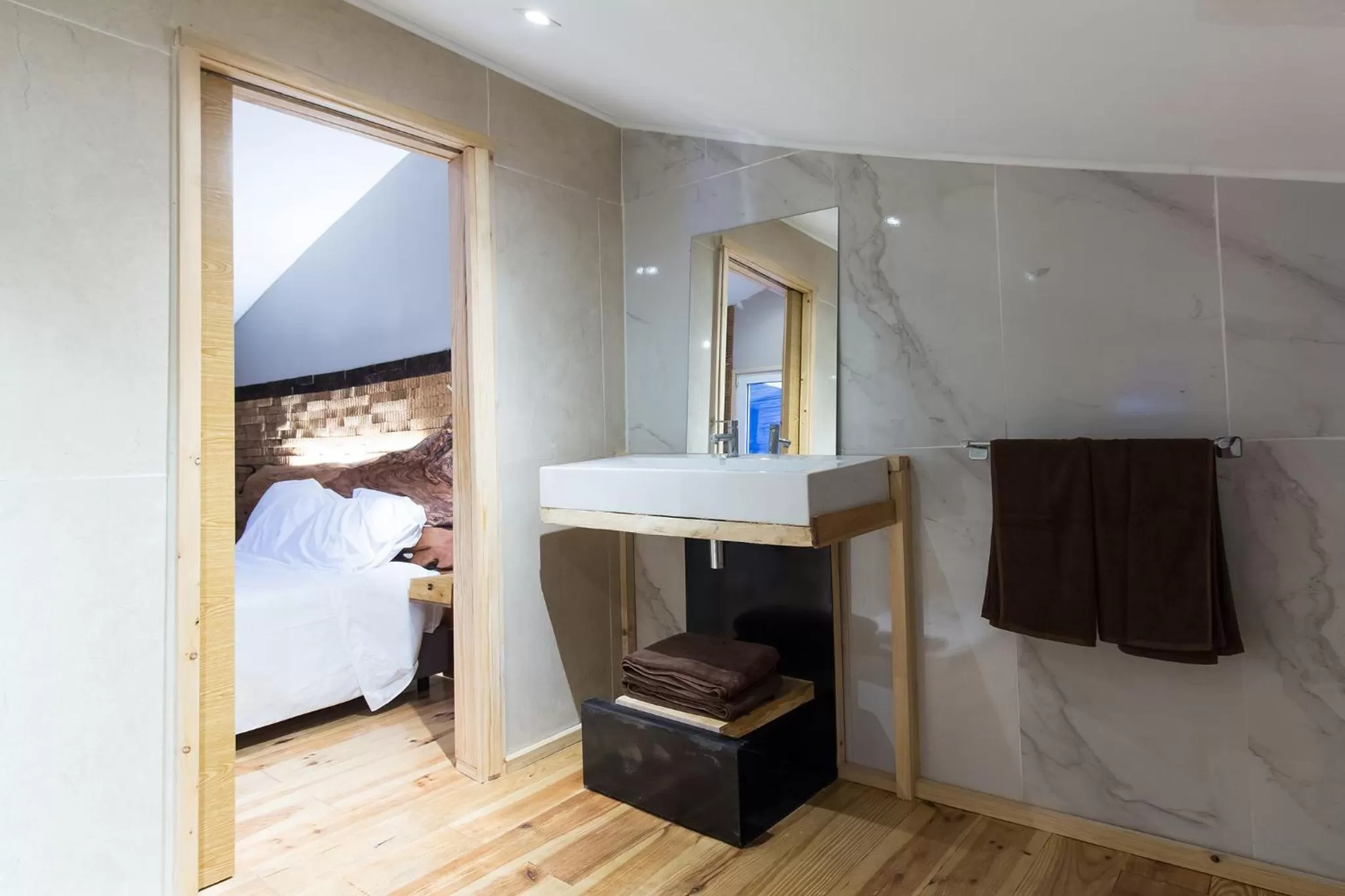Bathroom, Bed in Feel at Home Guest House