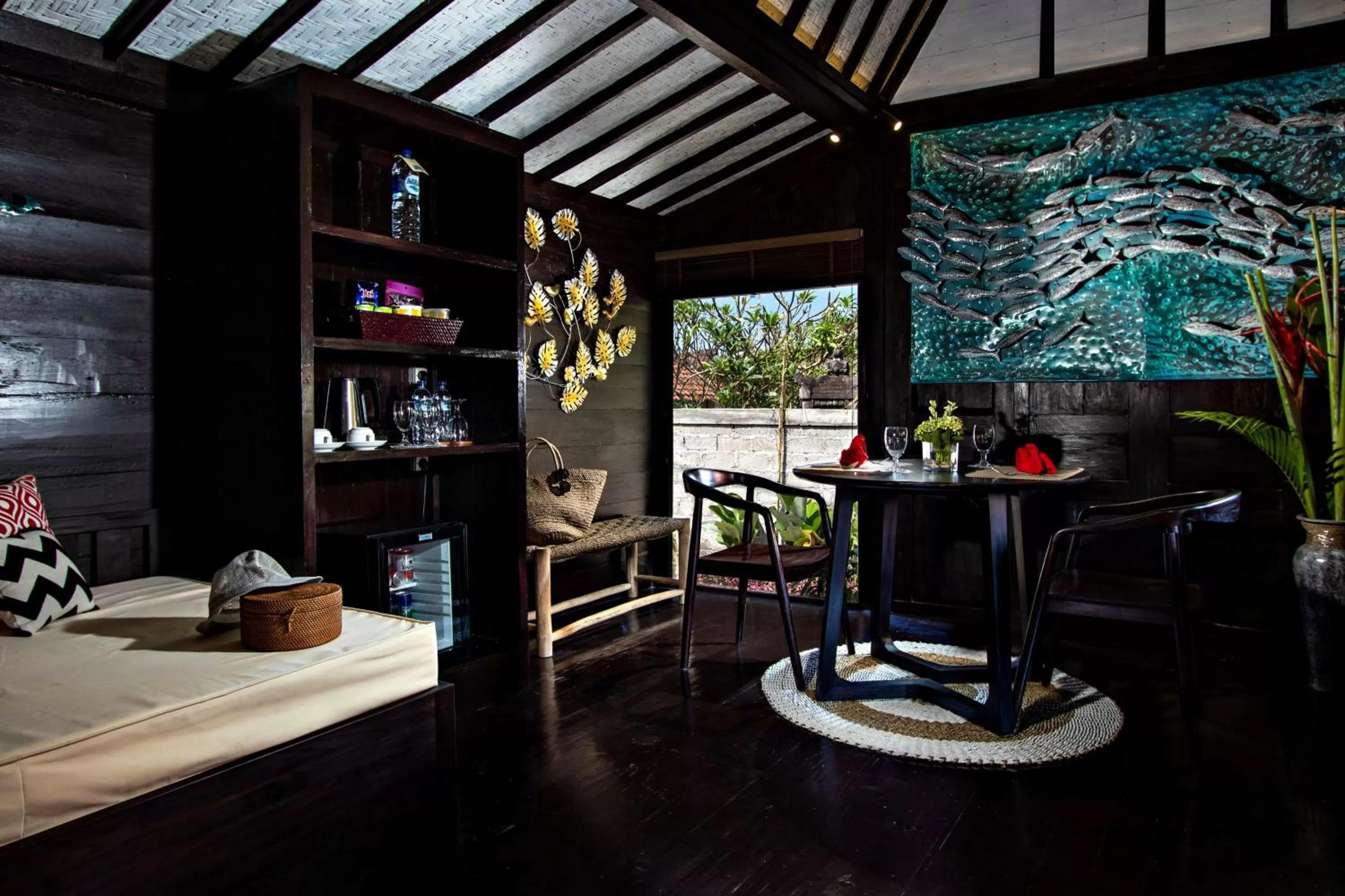 Living room in Canvas Escape Resort