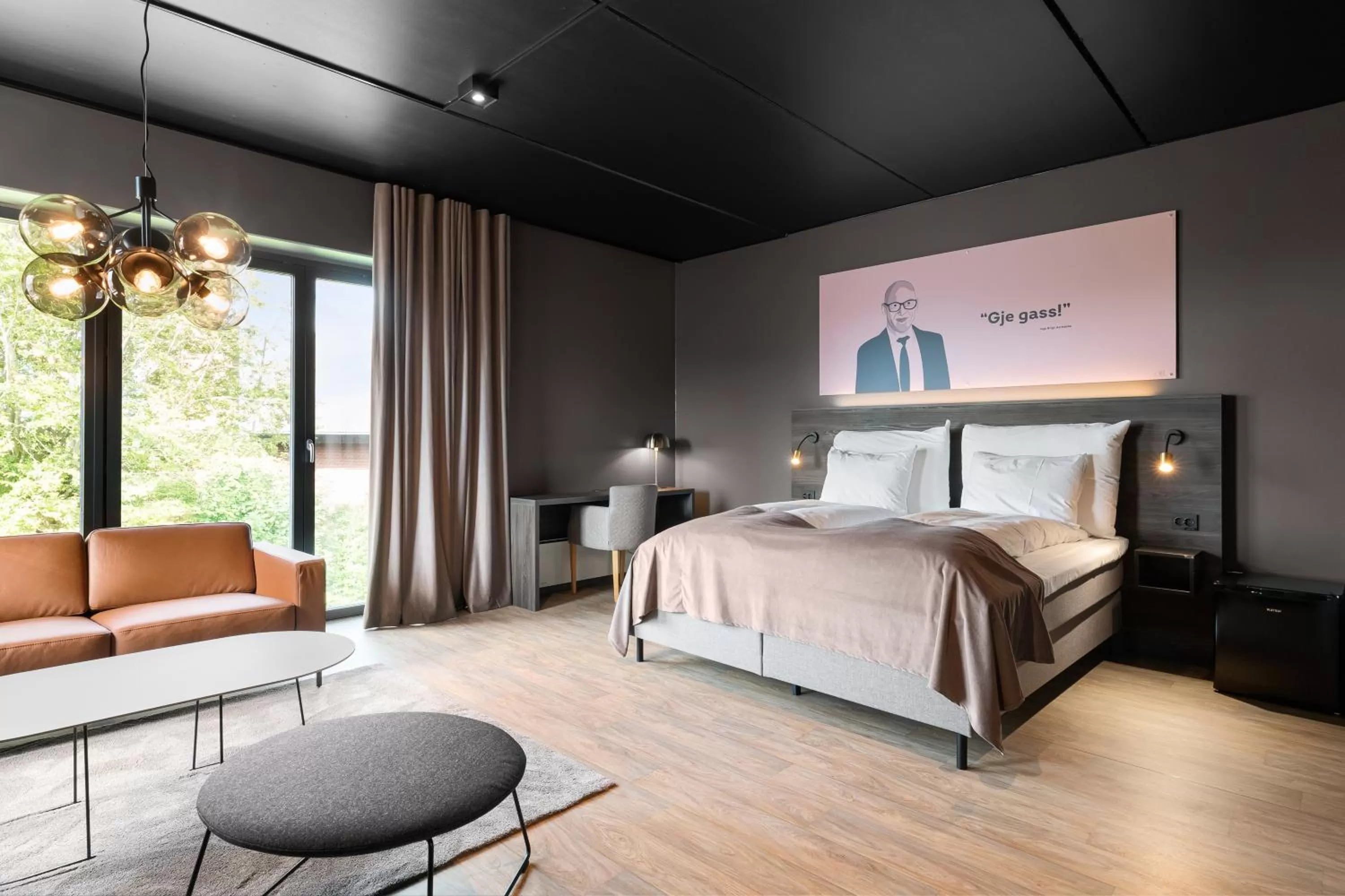 Bed in Hotell Jæren