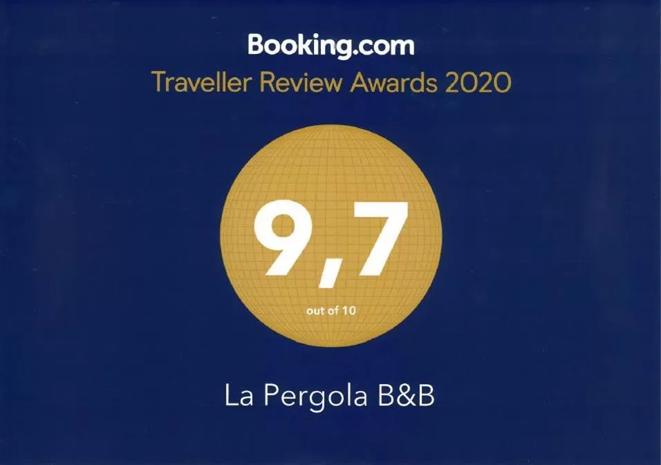 Certificate/Award in La Pergola B&B