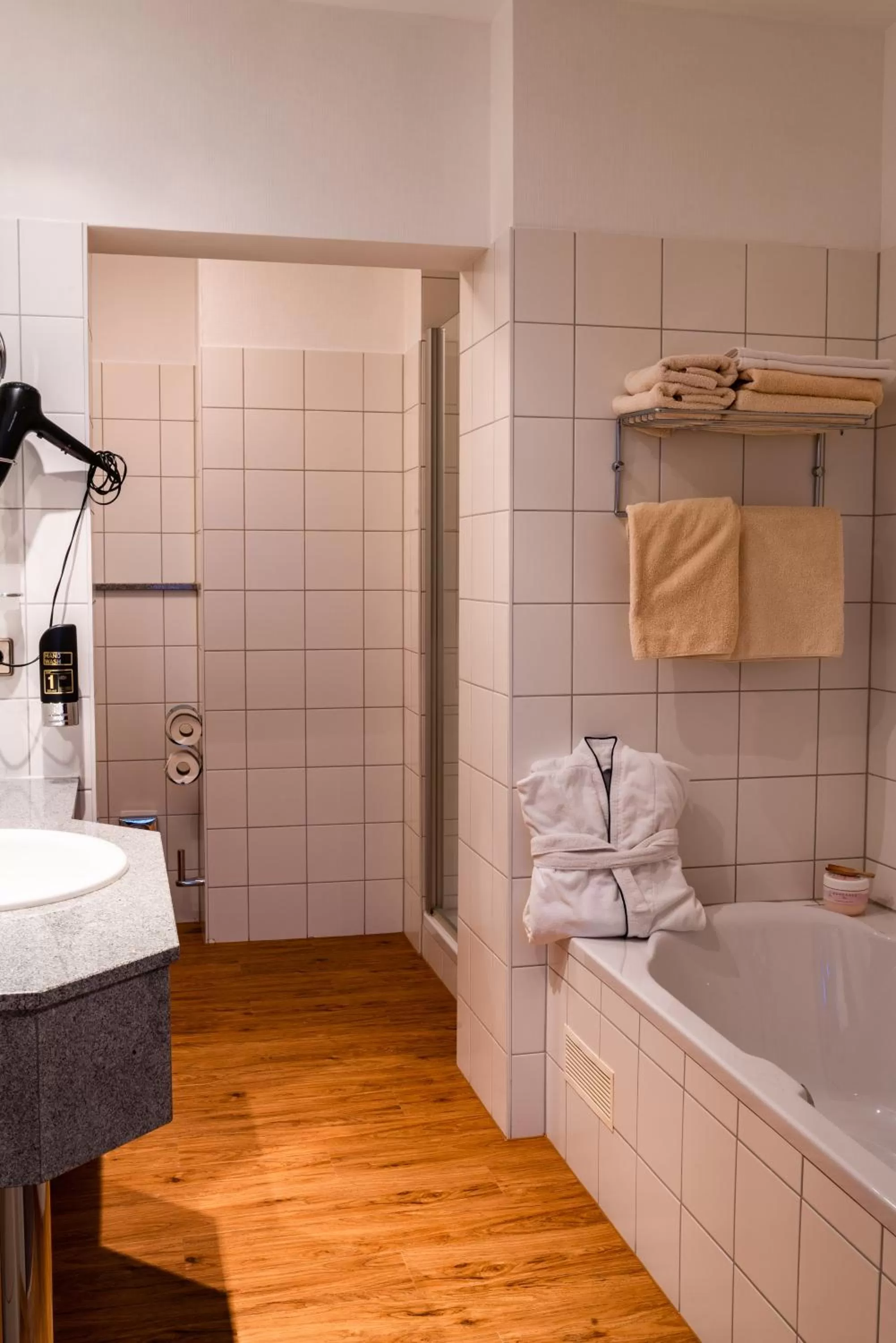 Bathroom in Hotel Blauer Engel